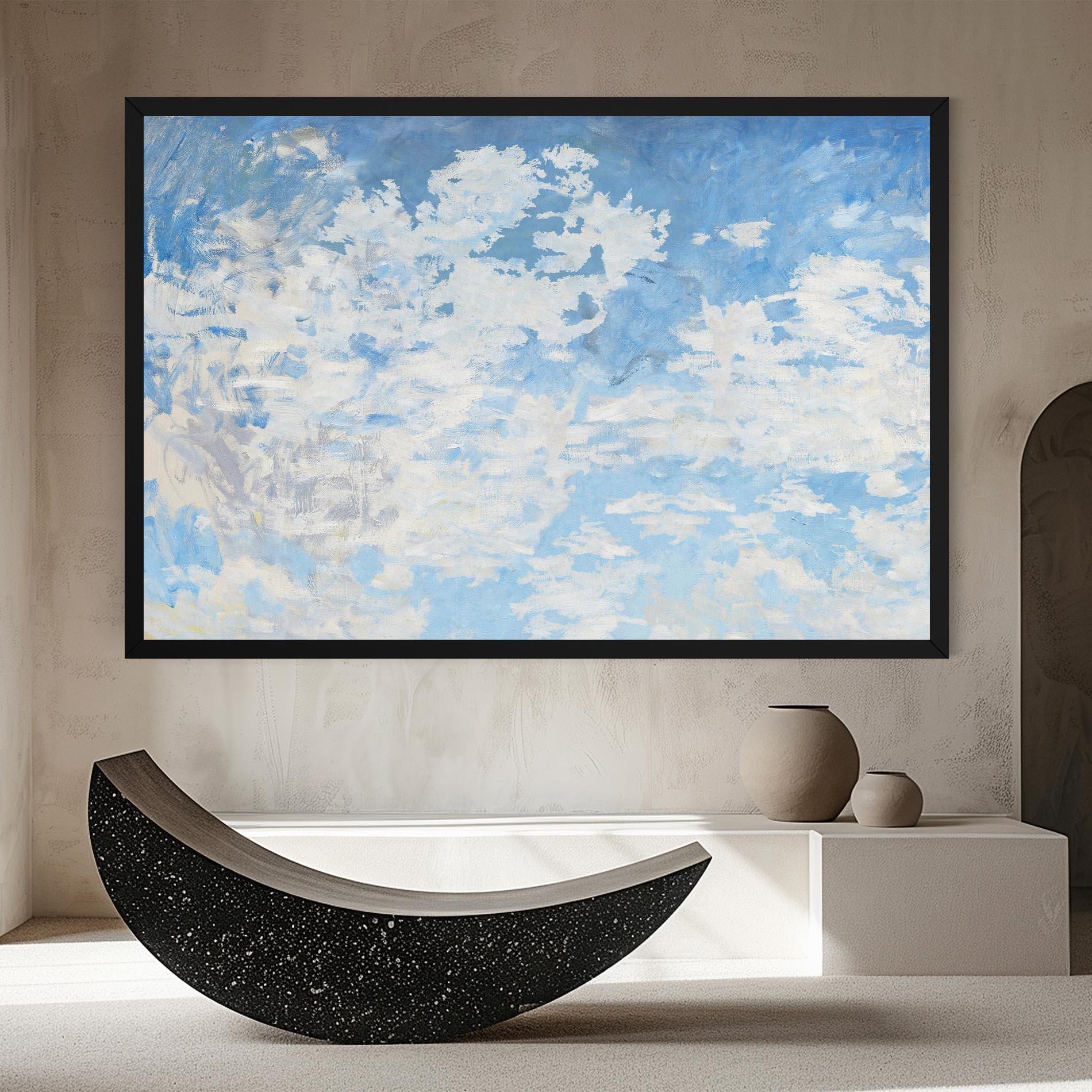 Tablou Canvas Clouds Monet mockup 8