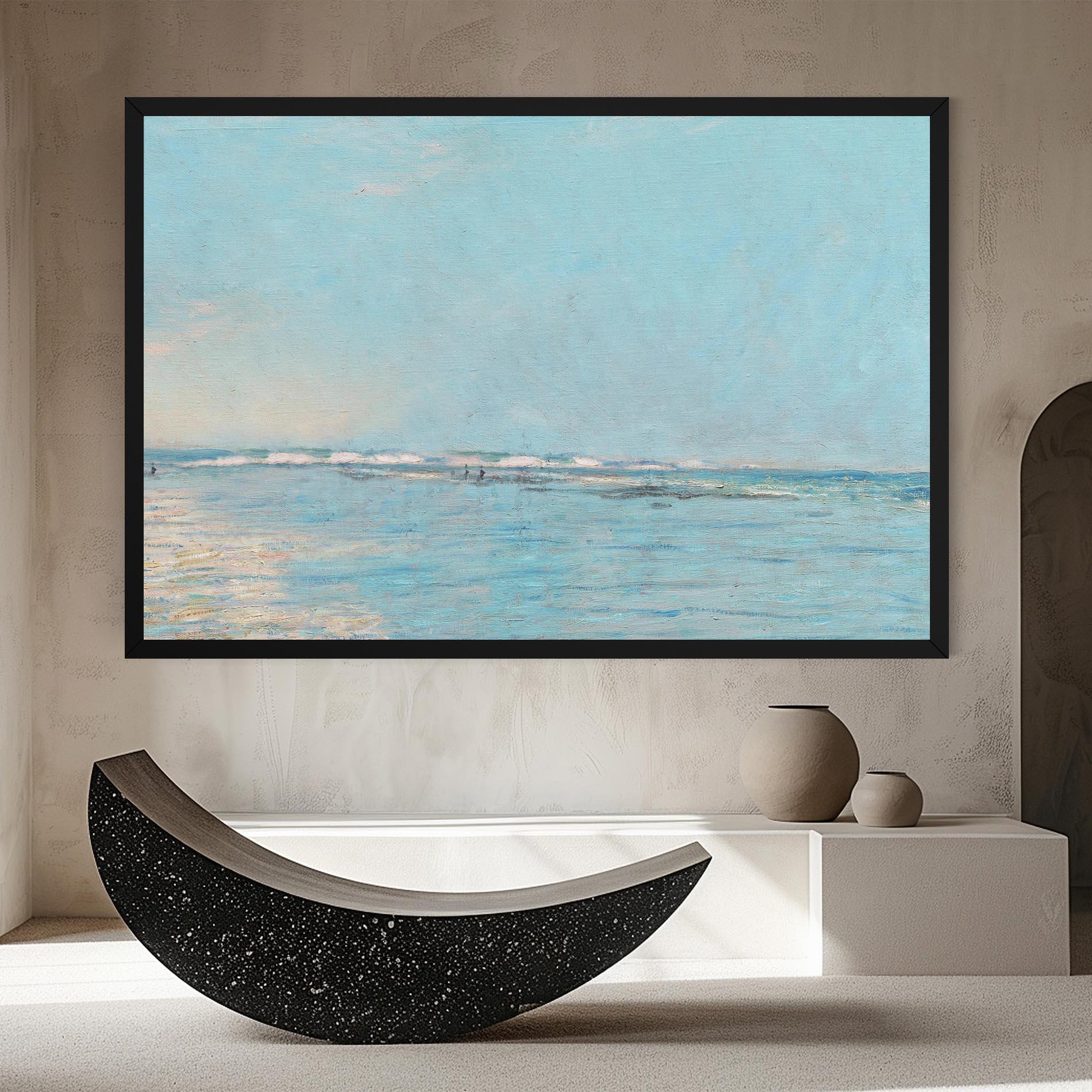 Tablou Canvas Monet's Beach mockup 8