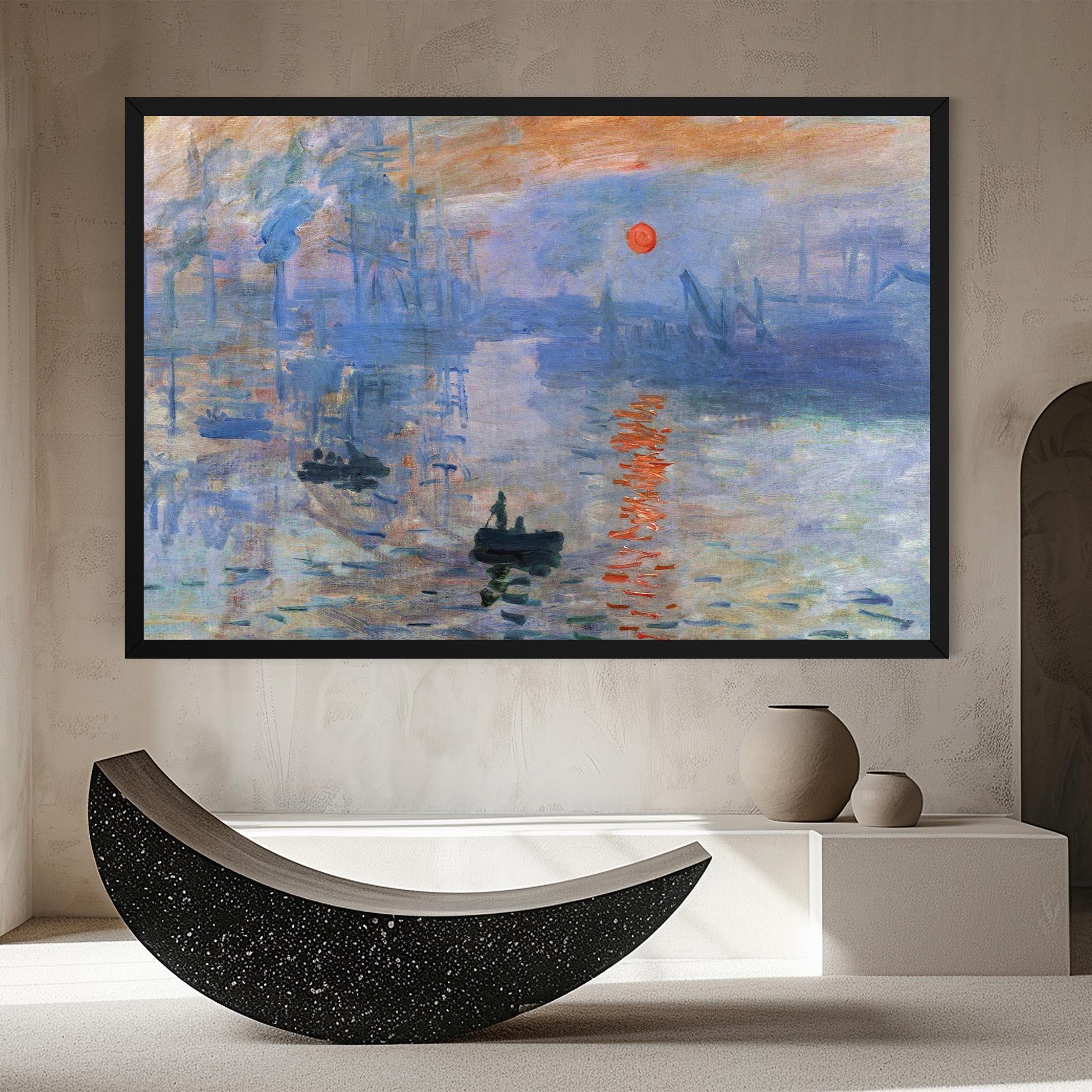 Tablou Canvas Monet Impressionist mockup 8