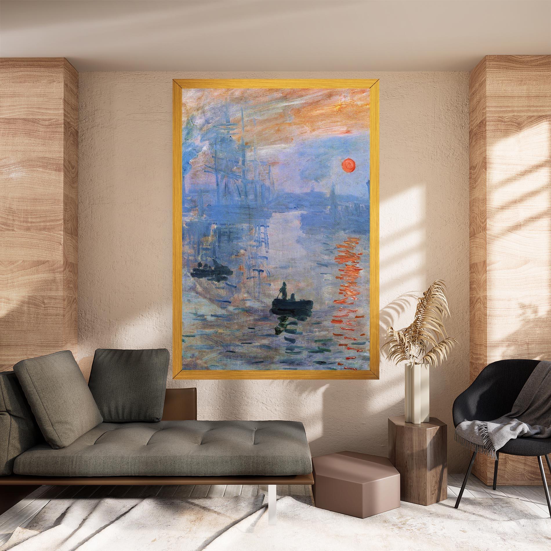 Tablou Canvas Sunrise Painting mockup 8
