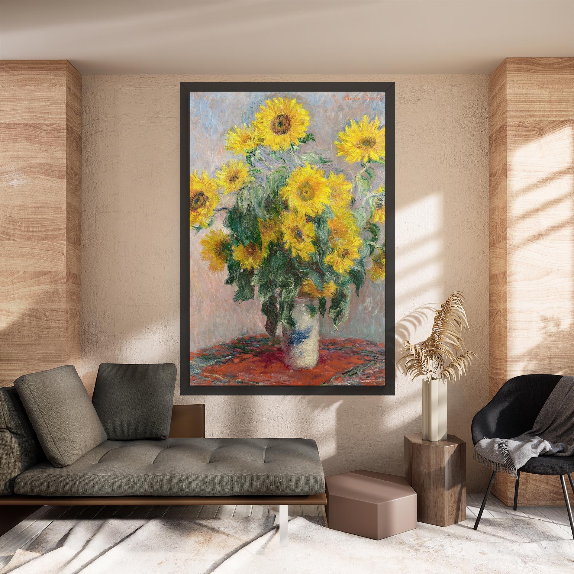 Tablou Canvas Bouquet Of Sunflowers 1881 mockup 8