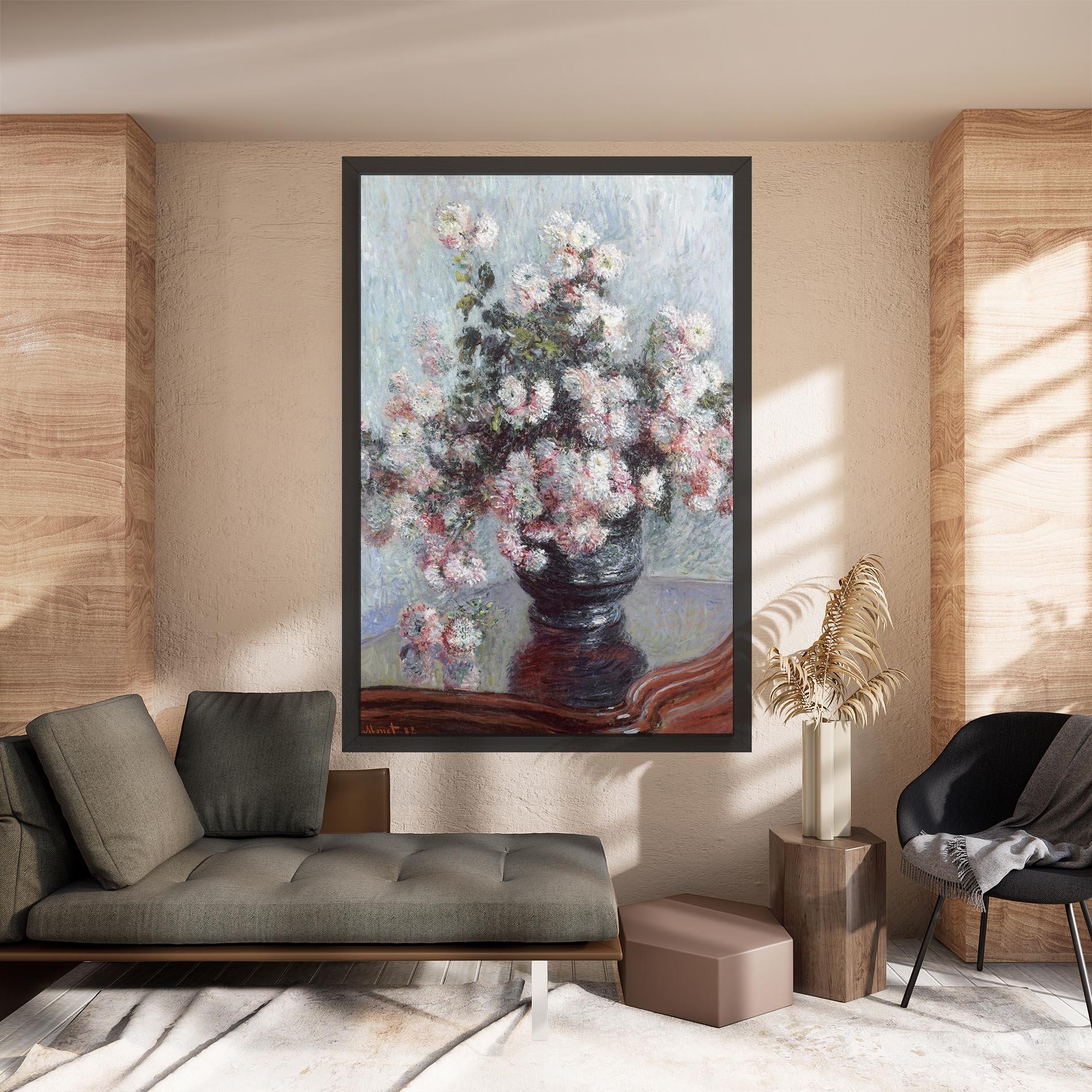 Tablou Canvas Chrysanthemums mockup 8