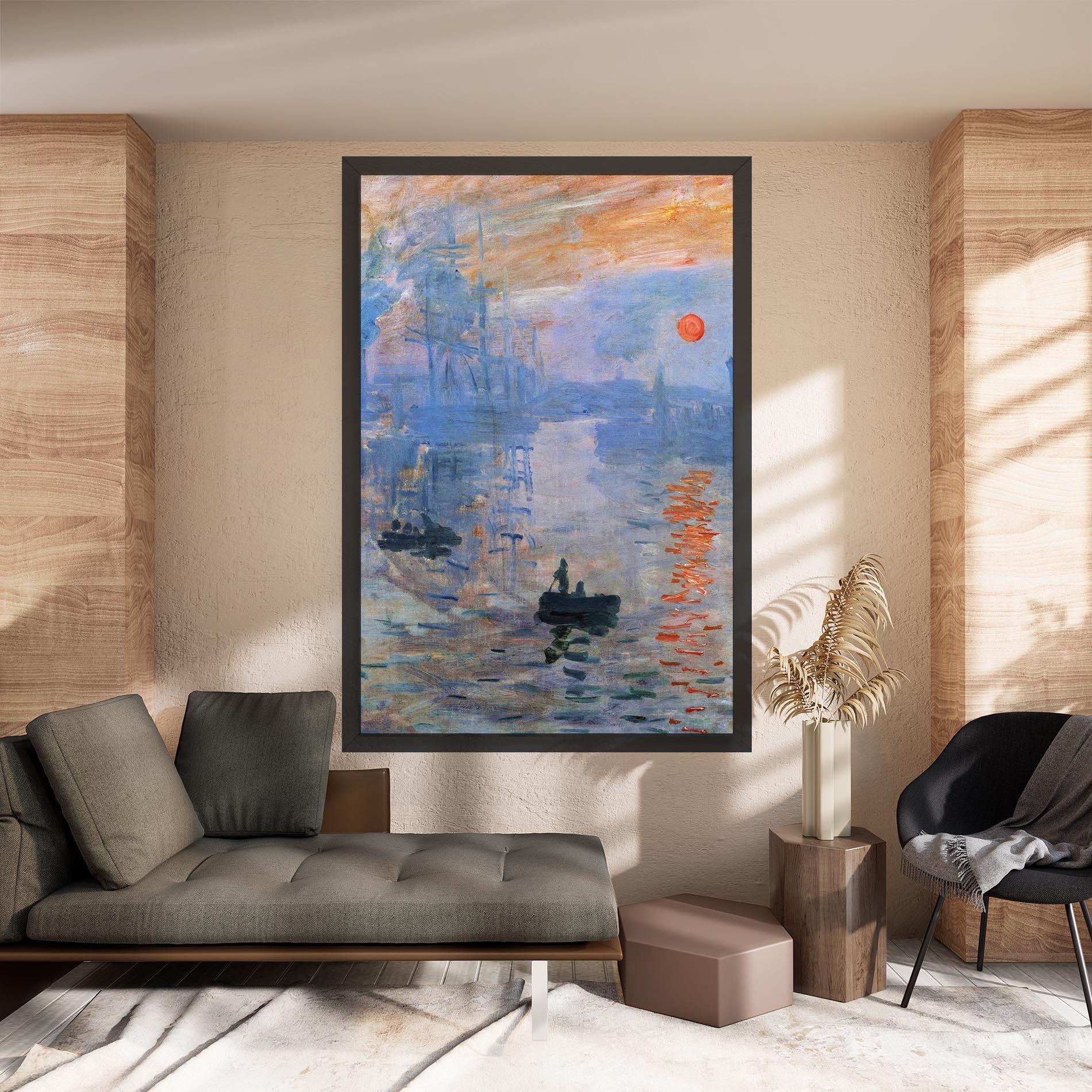 Tablou Canvas Sunrise Painting mockup 8