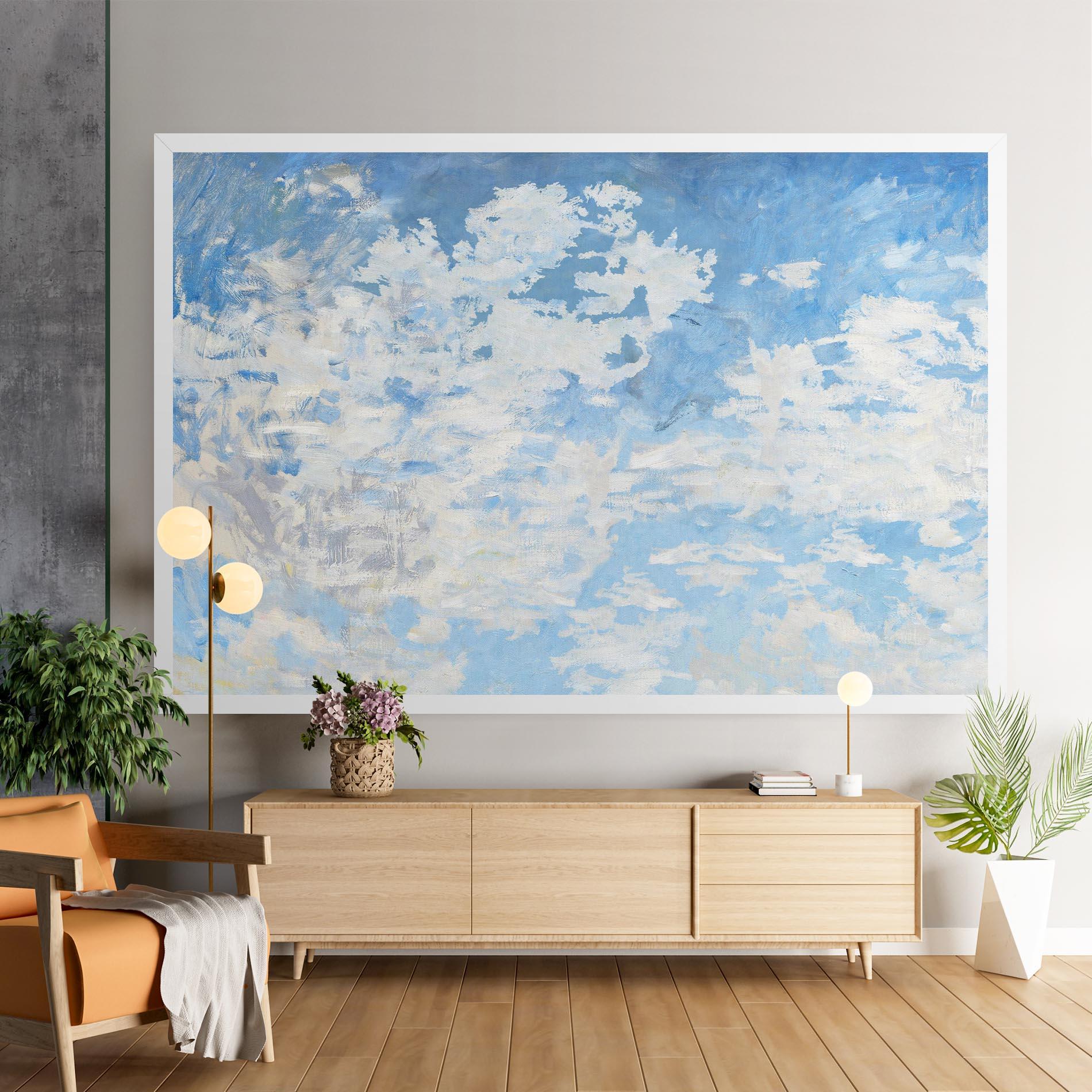 Tablou Canvas Clouds Monet mockup 9