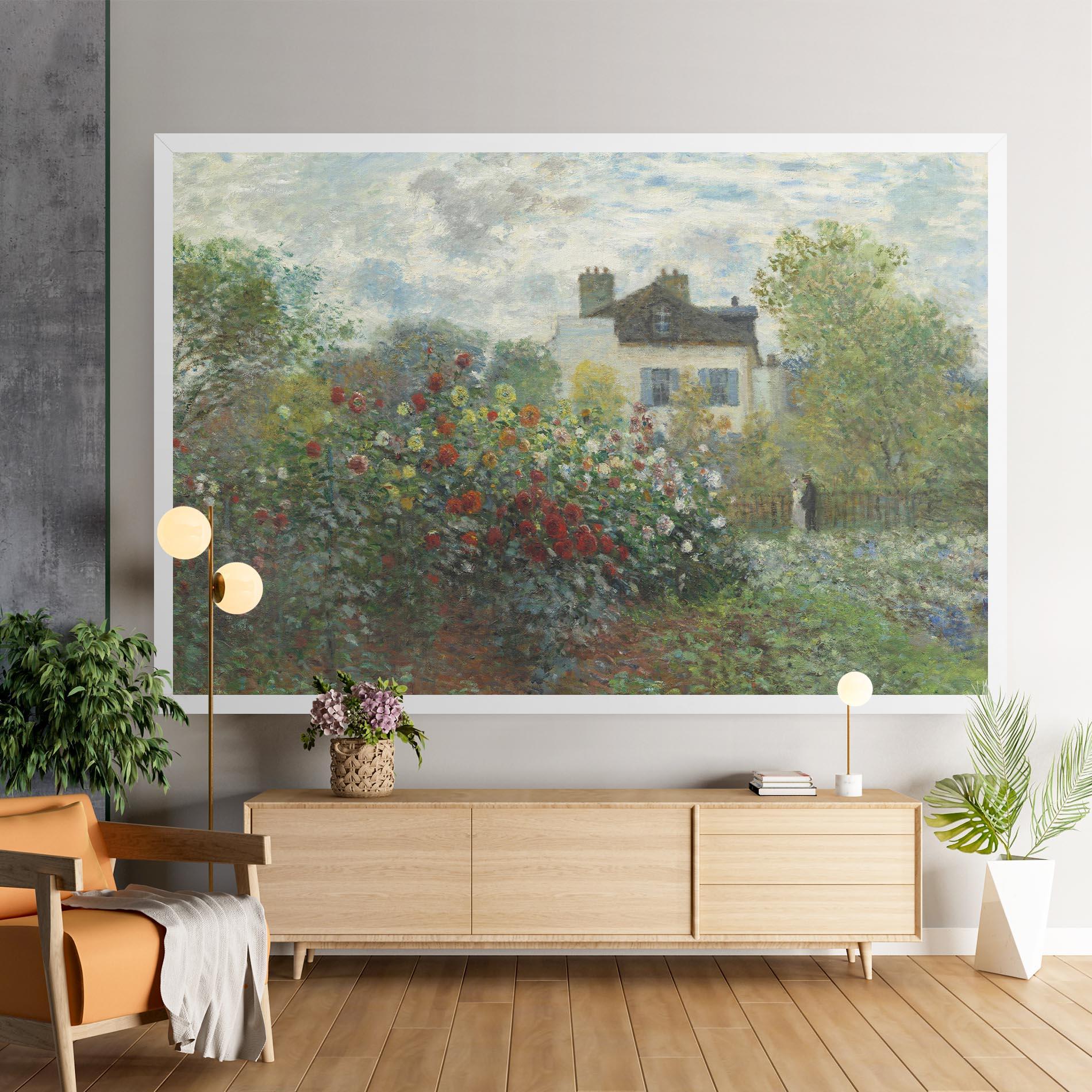 Tablou Canvas Garden In Argenteuilt mockup 9