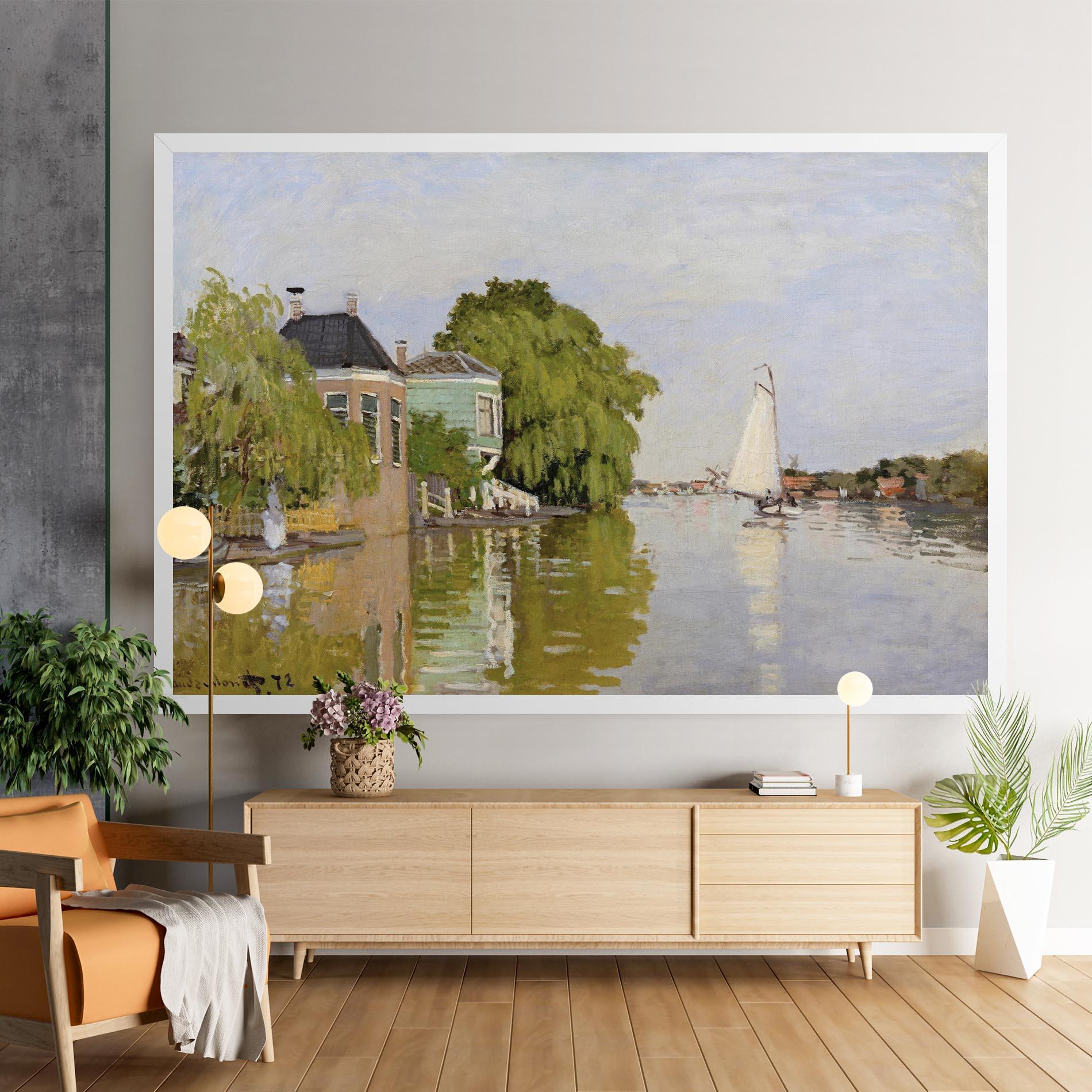 Tablou Canvas Houses On The Achterzaan mockup 9