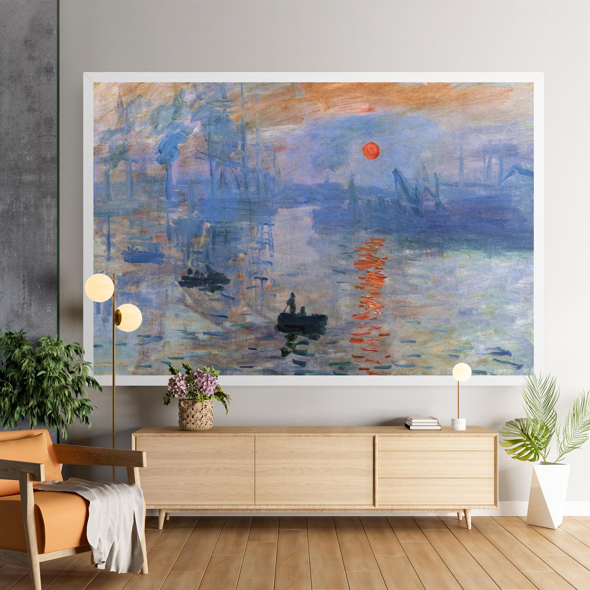 Tablou Canvas Monet Impressionist mockup 9