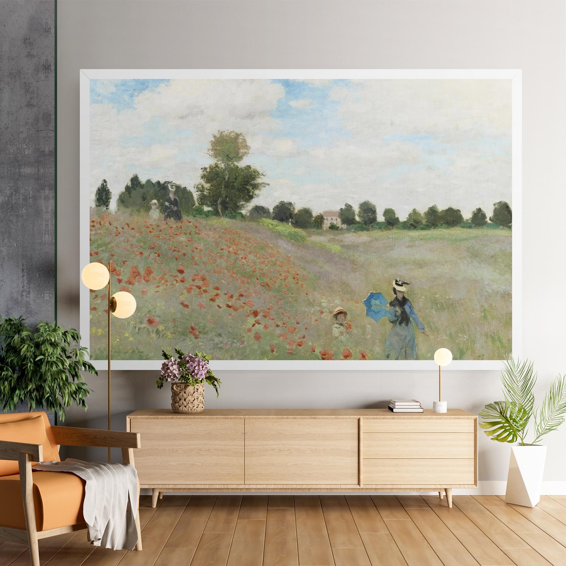 Poppy Field Near Argenteuil mockup 9