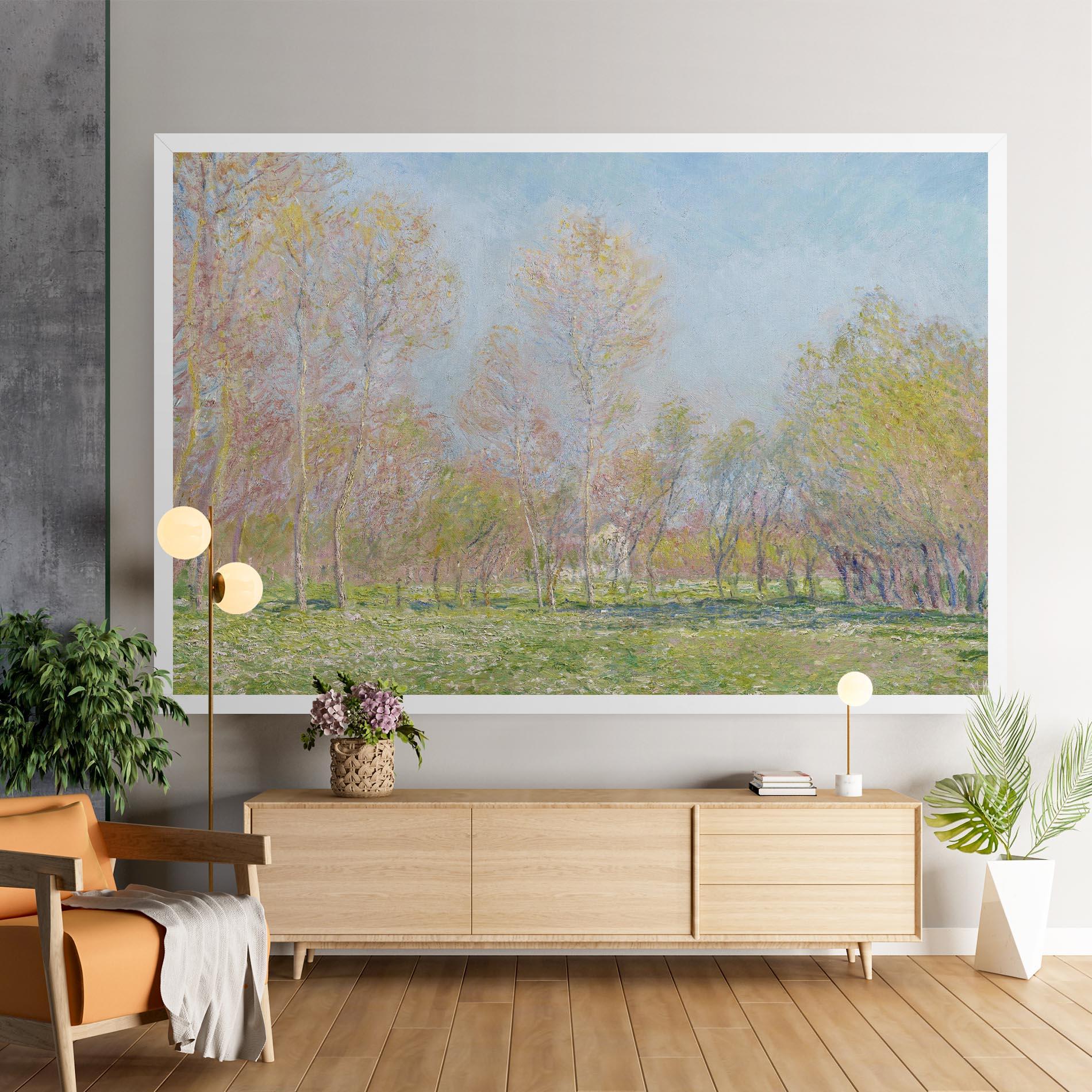 Tablou Canvas Spring In Giverny mockup 9