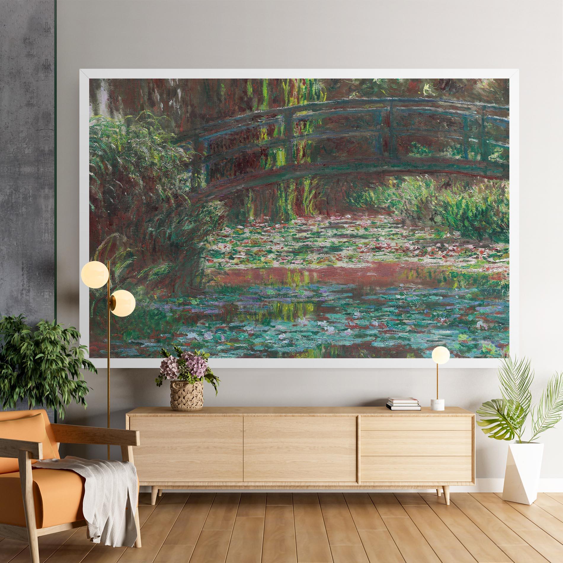 Tablou Canvas Water Lily Pond mockup 9