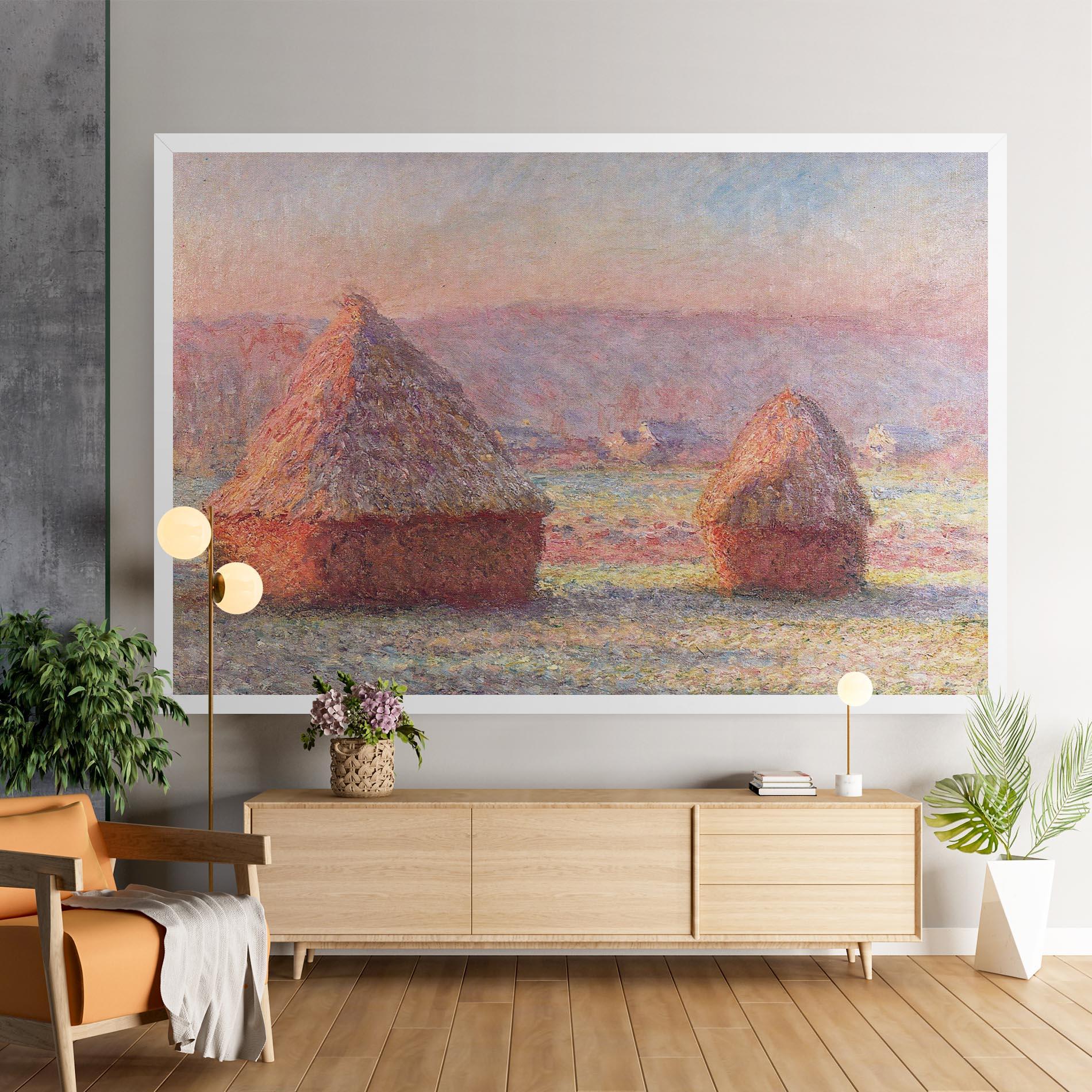 Tablou Canvas White Frost mockup 9