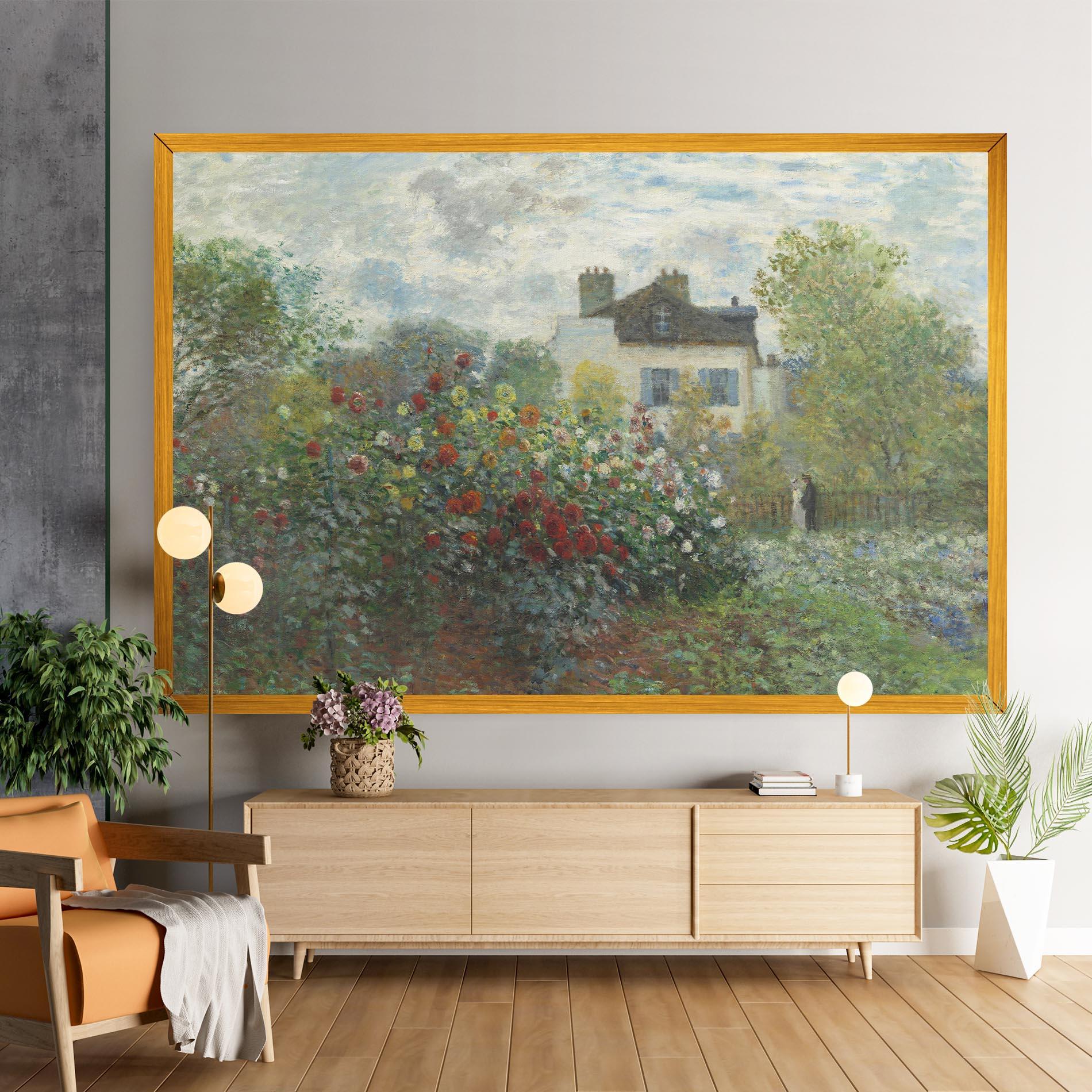 Tablou Canvas Garden In Argenteuilt mockup 9