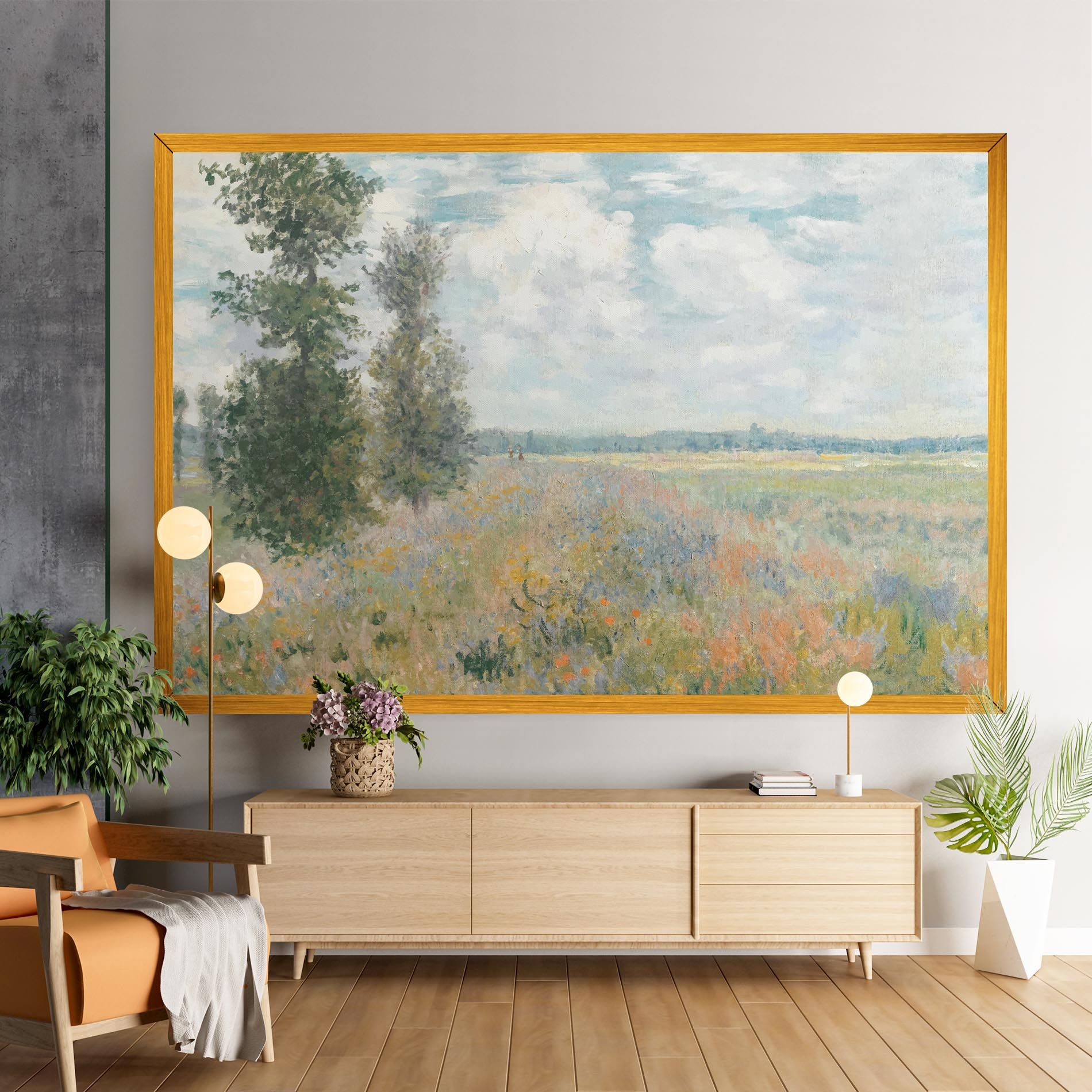 Monet's Landscape Background mockup 9