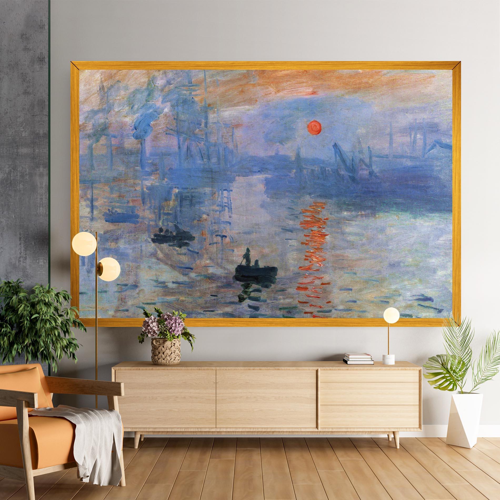 Tablou Canvas Monet Impressionist mockup 9