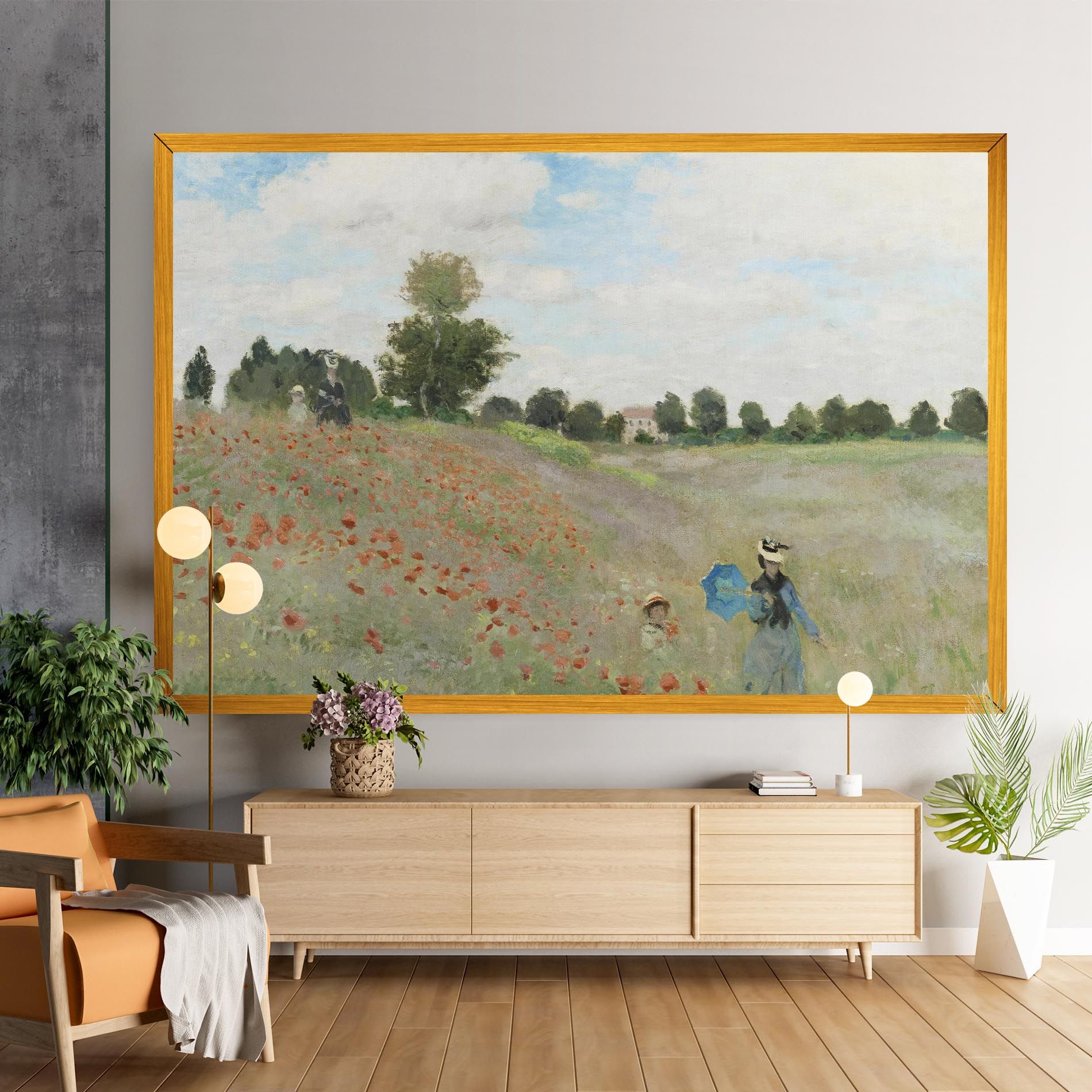 Poppy Field Near Argenteuil mockup 9