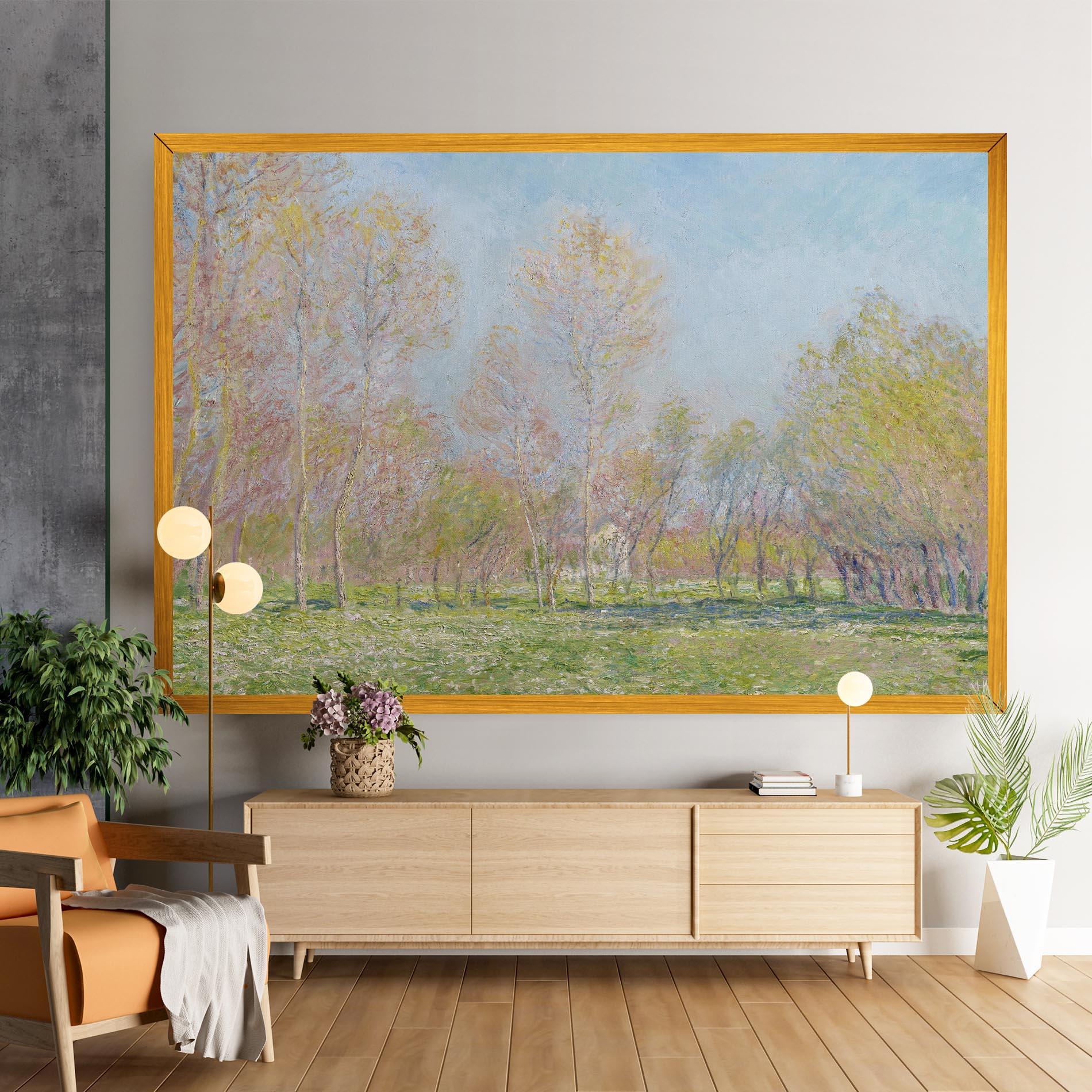 Tablou Canvas Spring In Giverny mockup 9