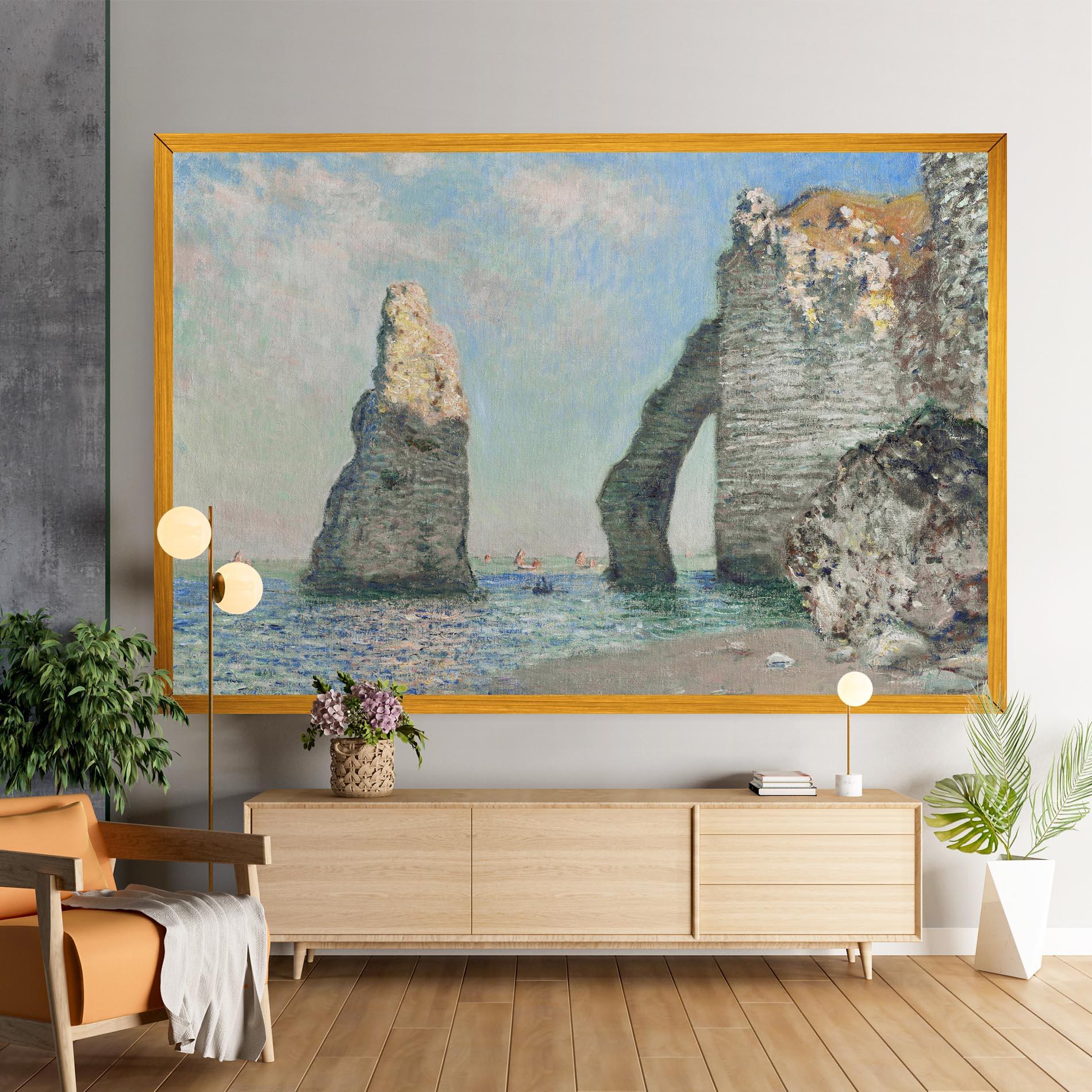 Tablou Canvas The Cliffs At Etretat mockup 9