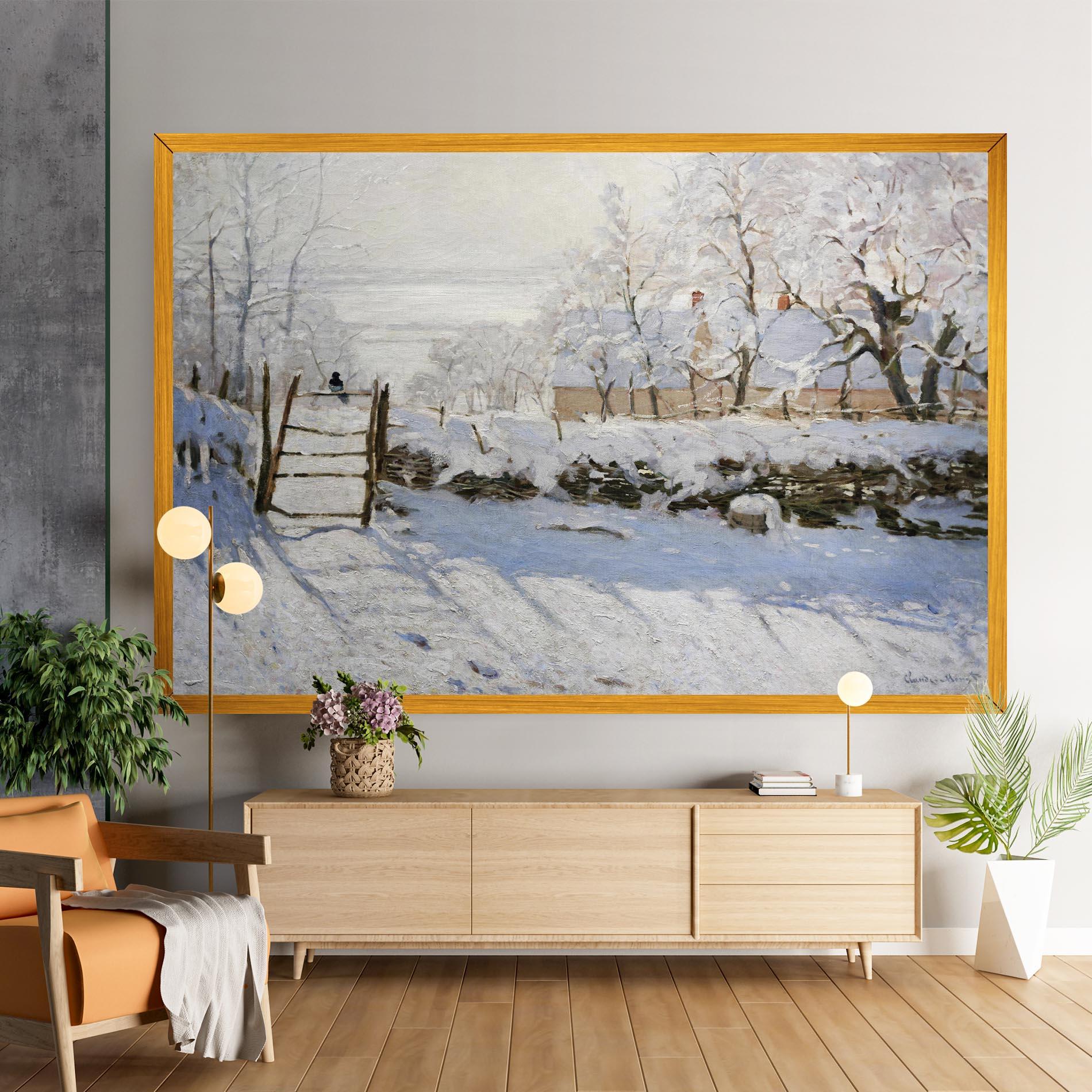 Tablou Canvas The Magpie mockup 9