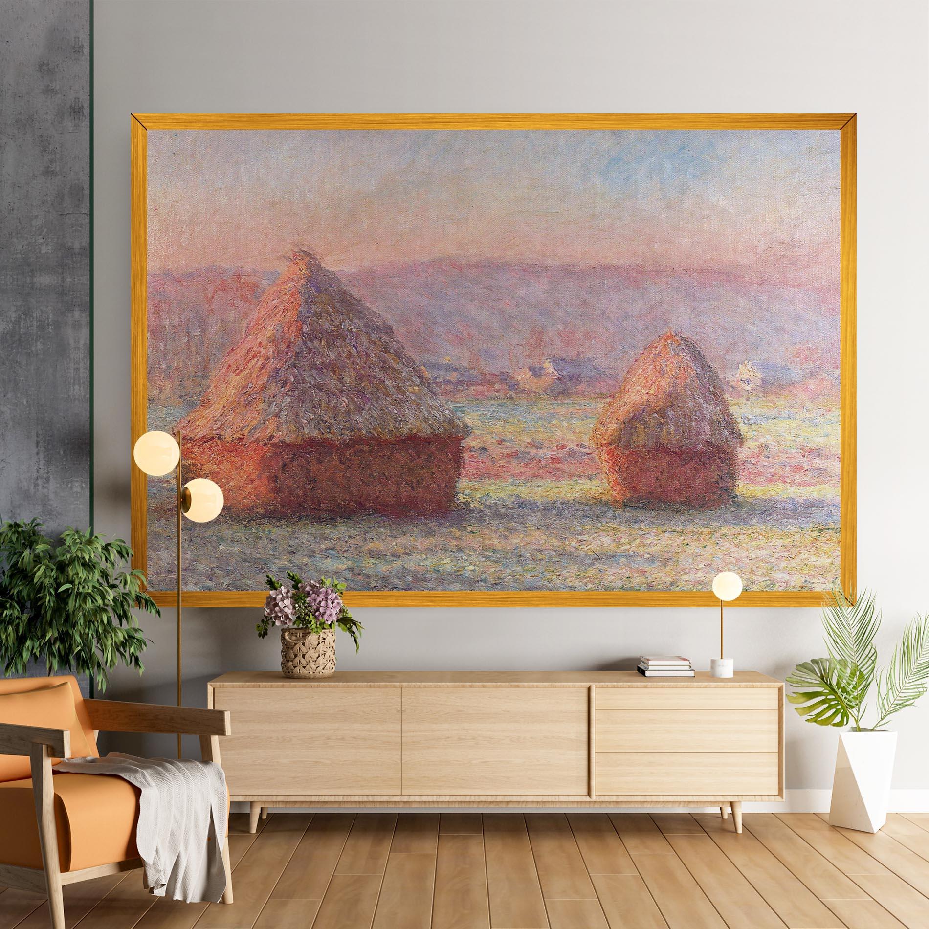 Tablou Canvas White Frost mockup 9