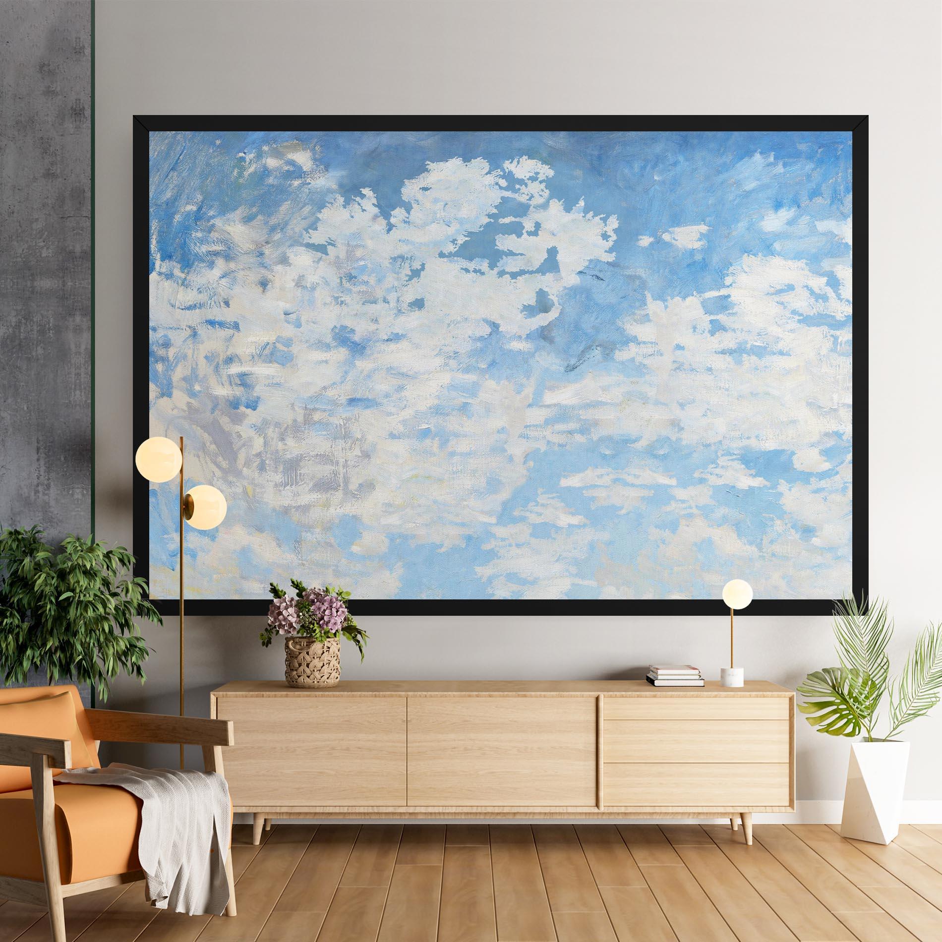 Tablou Canvas Clouds Monet mockup 9