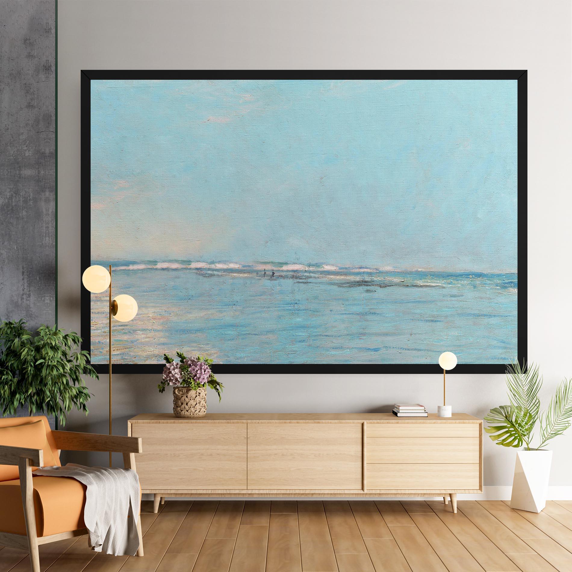 Tablou Canvas Monet's Beach mockup 9