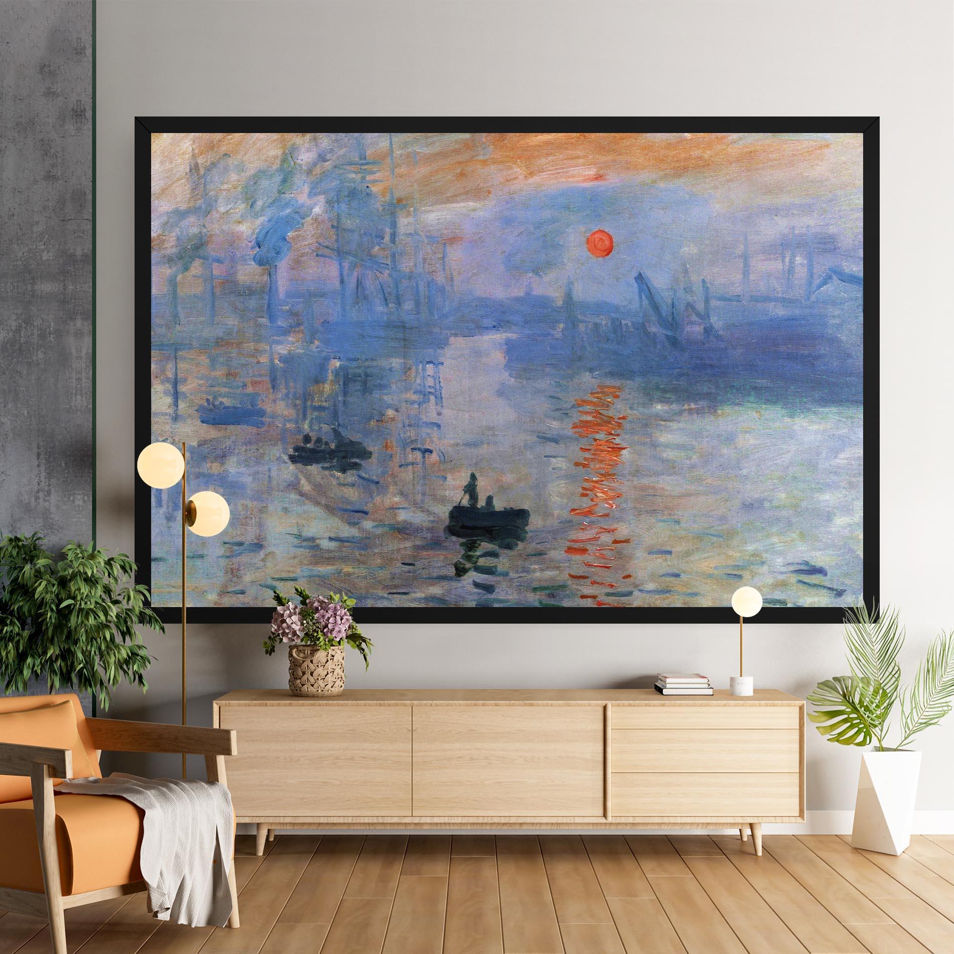 Tablou Canvas Monet Impressionist mockup 9