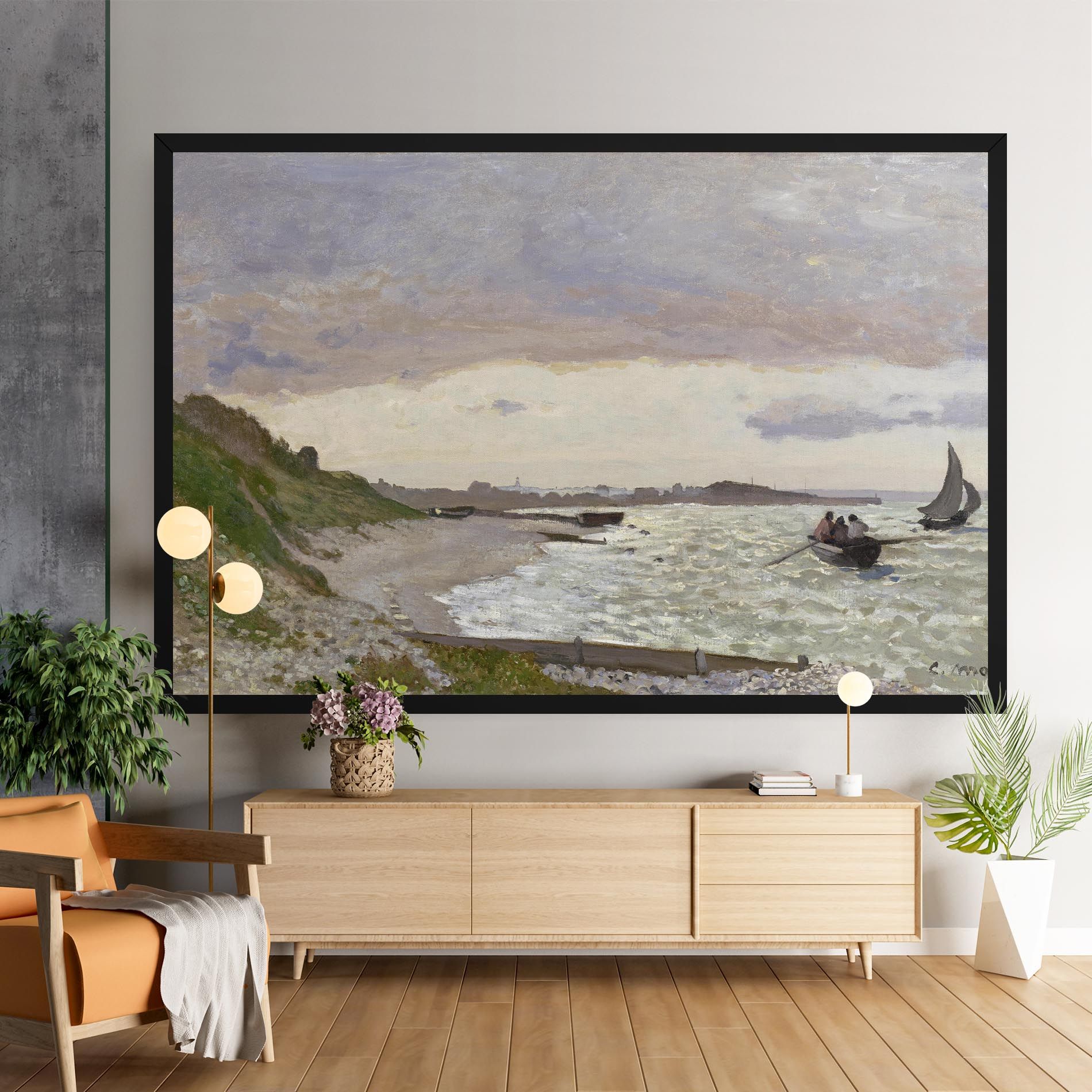 Seashore At Sainte Adresse mockup 9