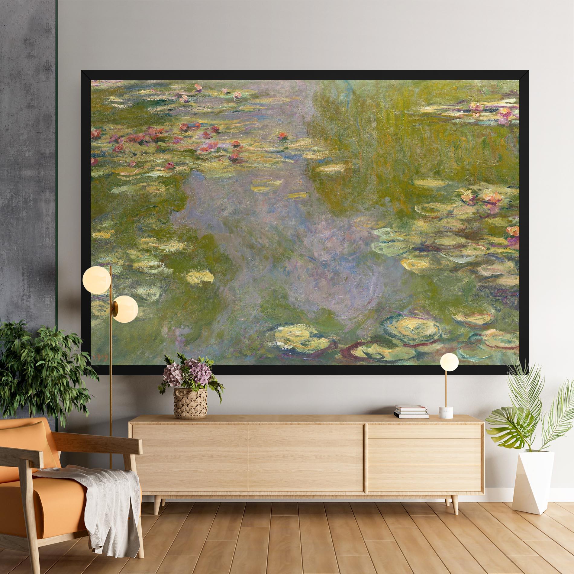 Tablou Canvas Water Lilies Monet mockup 9