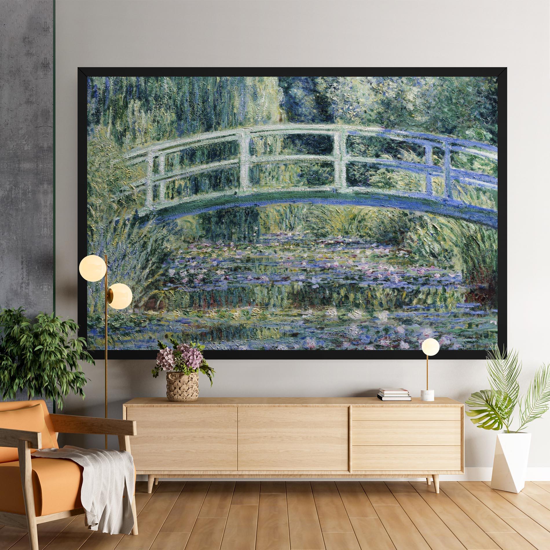 Tablou Canvas Water Lilies mockup 9