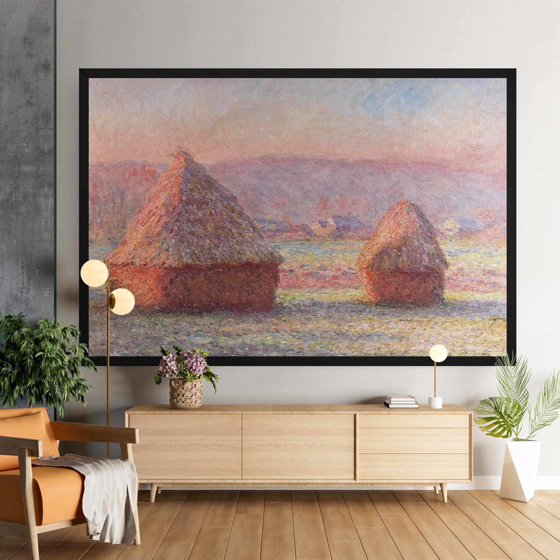 Tablou Canvas White Frost mockup 9