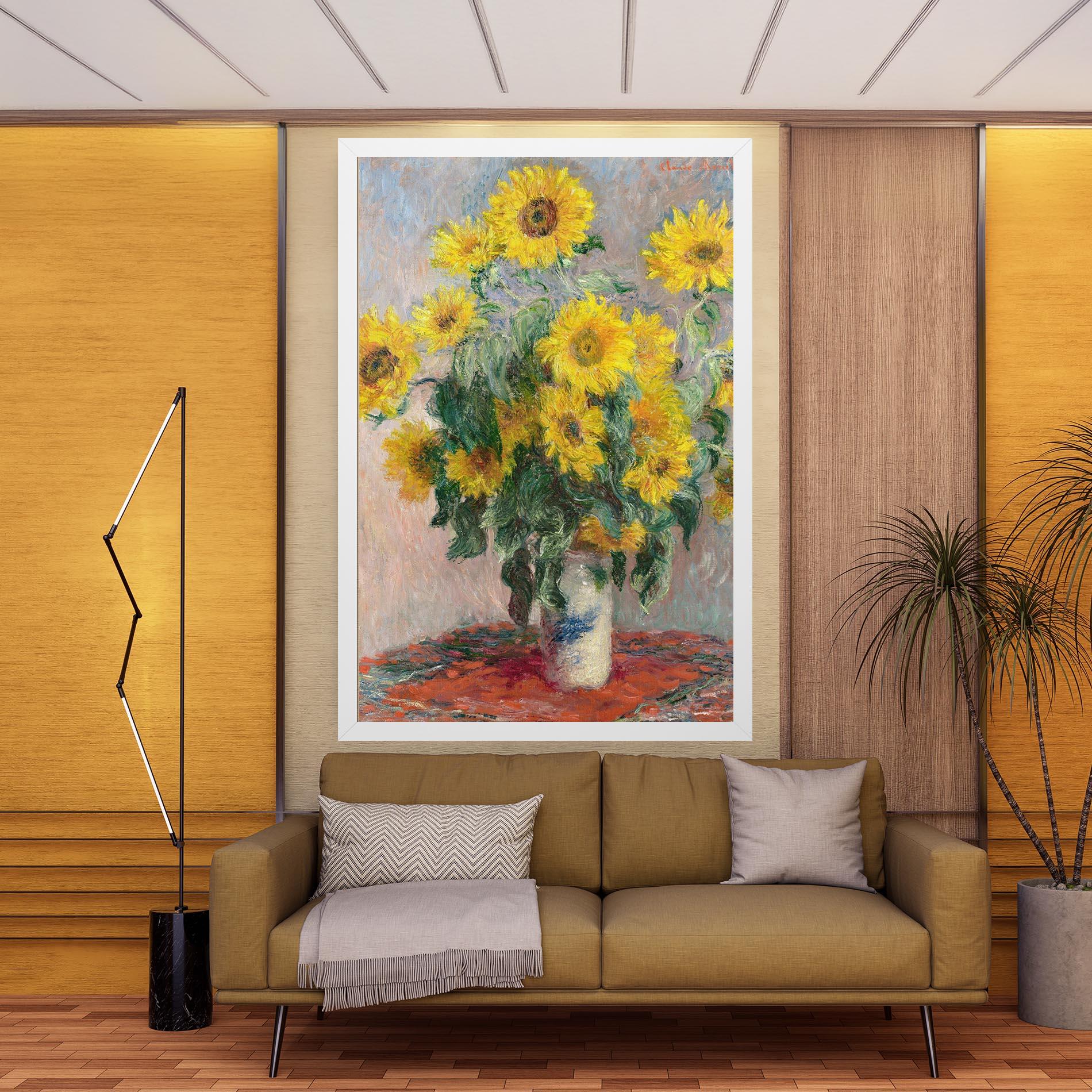 Tablou Canvas Bouquet Of Sunflowers 1881 mockup 9
