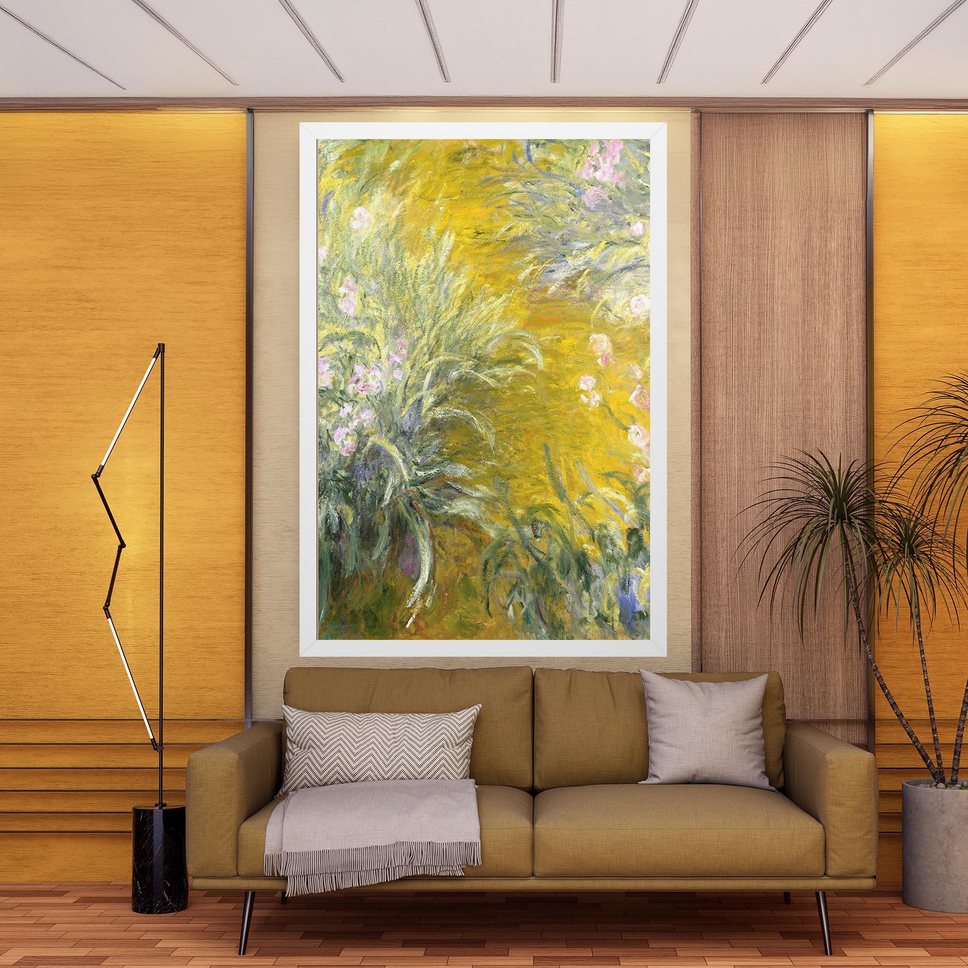 Tablou Canvas Path Through The Irises mockup 9