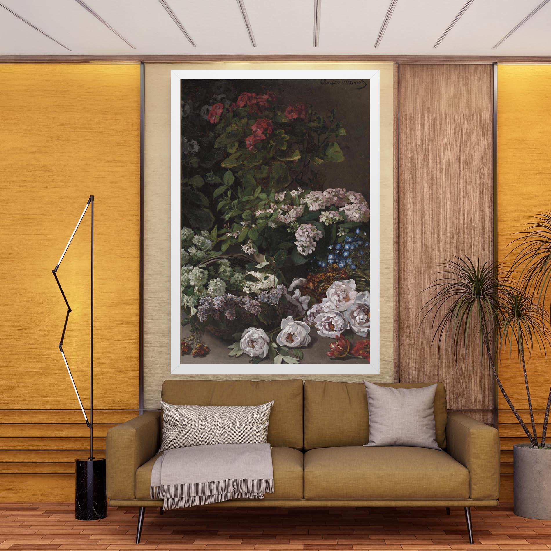 Tablou Canvas Spring Flowers Monet mockup 9