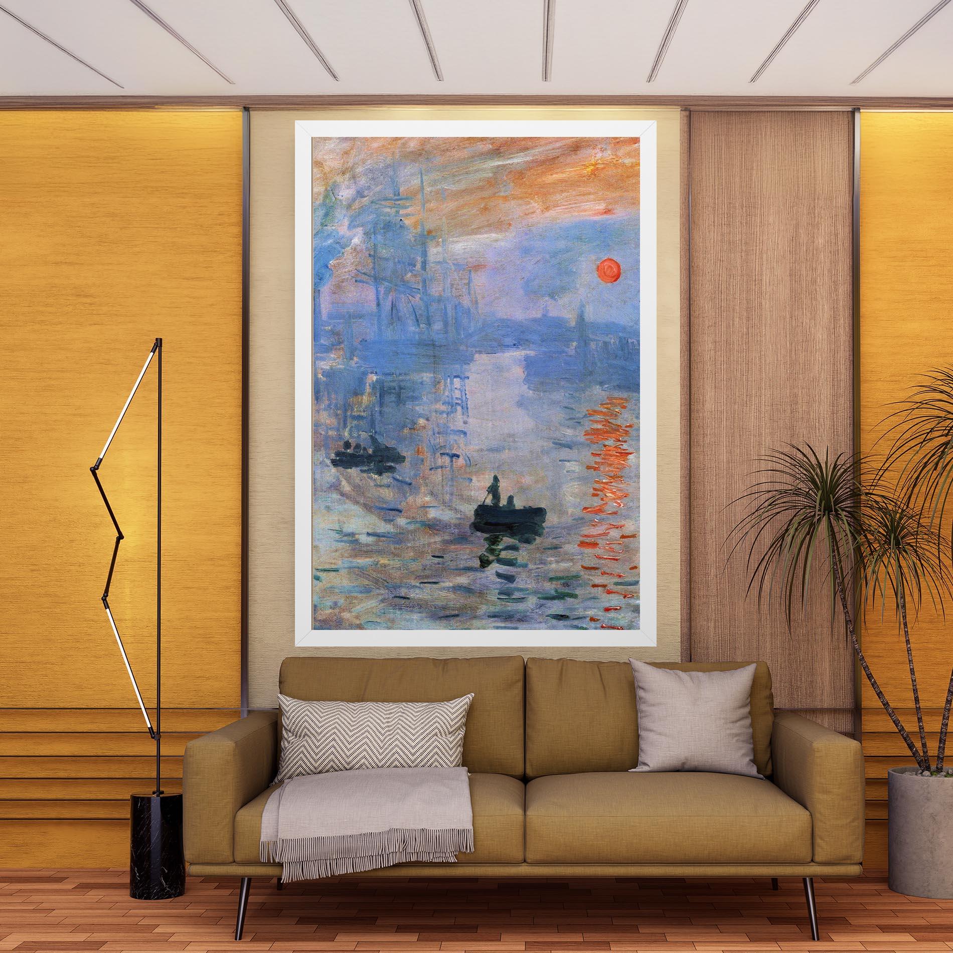 Tablou Canvas Sunrise Painting mockup 9