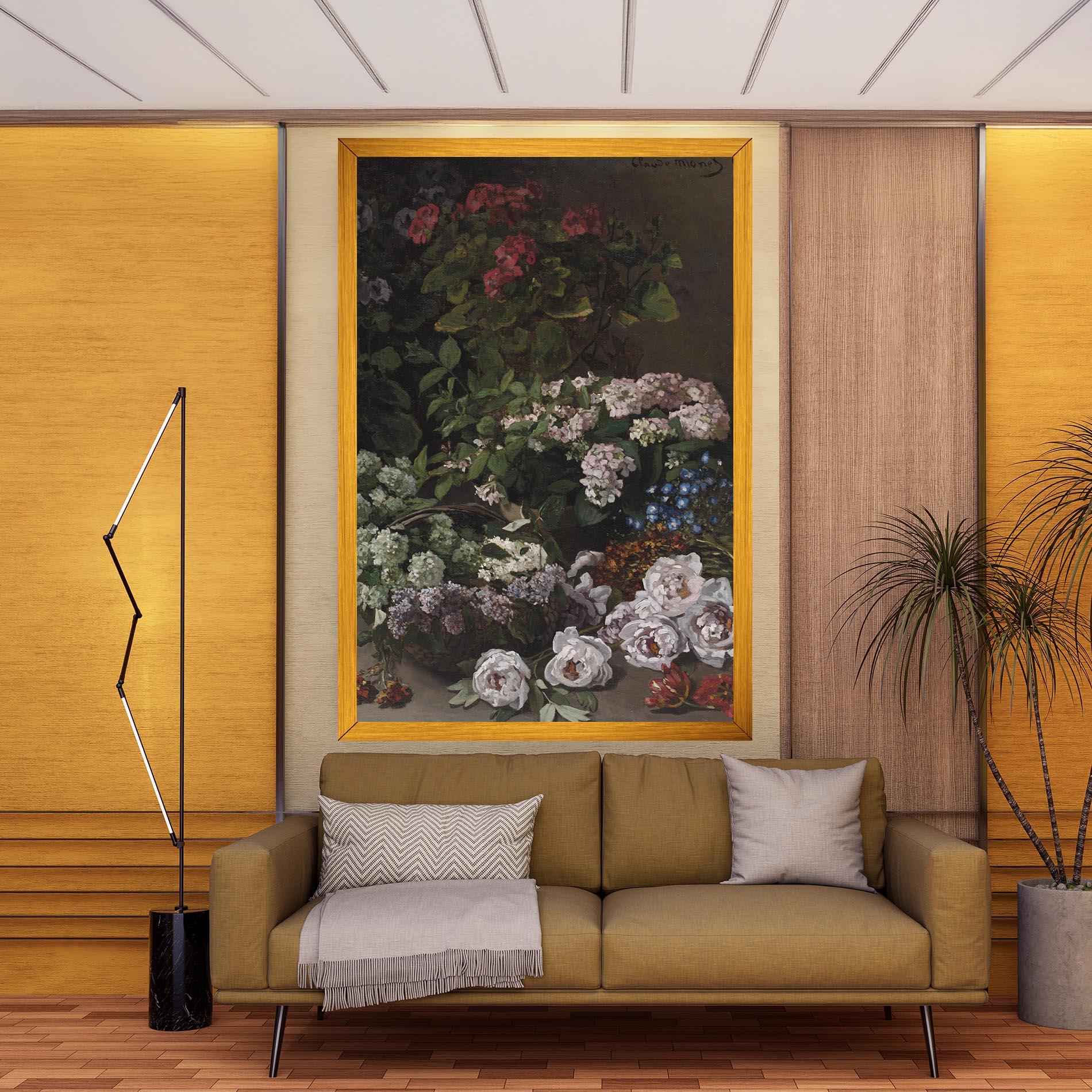 Tablou Canvas Spring Flowers Monet mockup 9