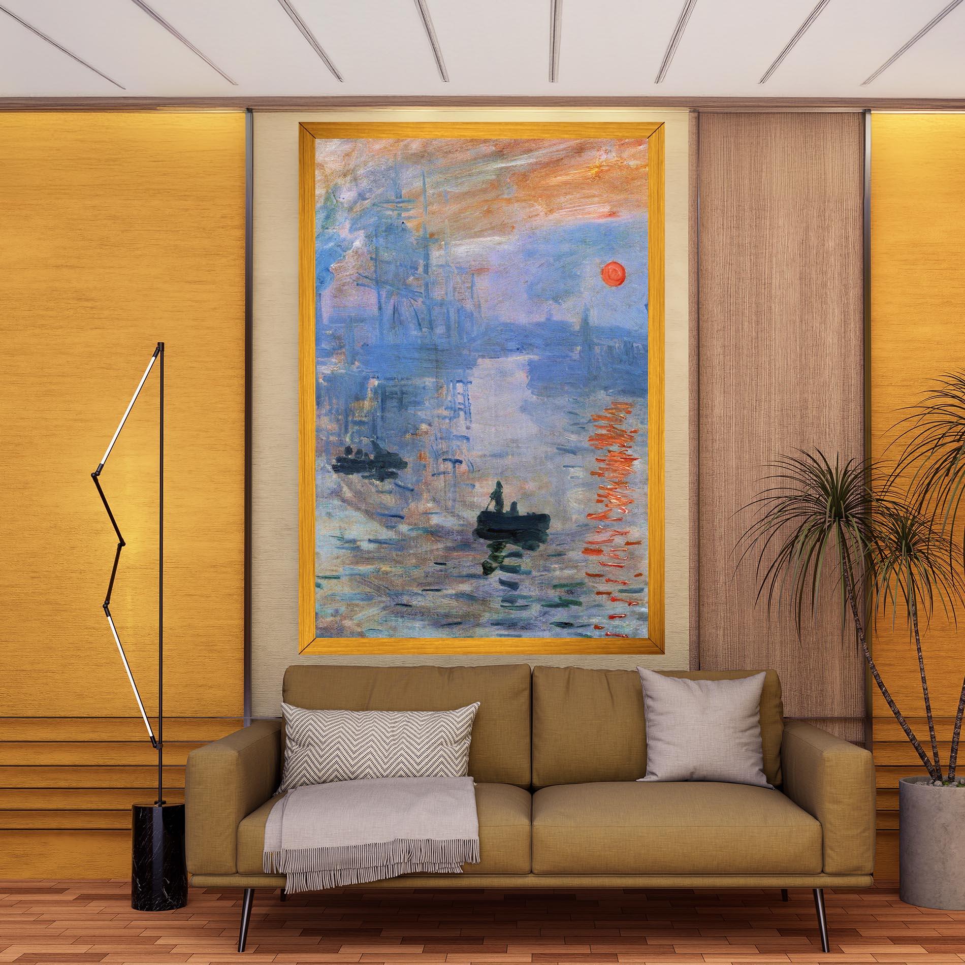 Tablou Canvas Sunrise Painting mockup 9