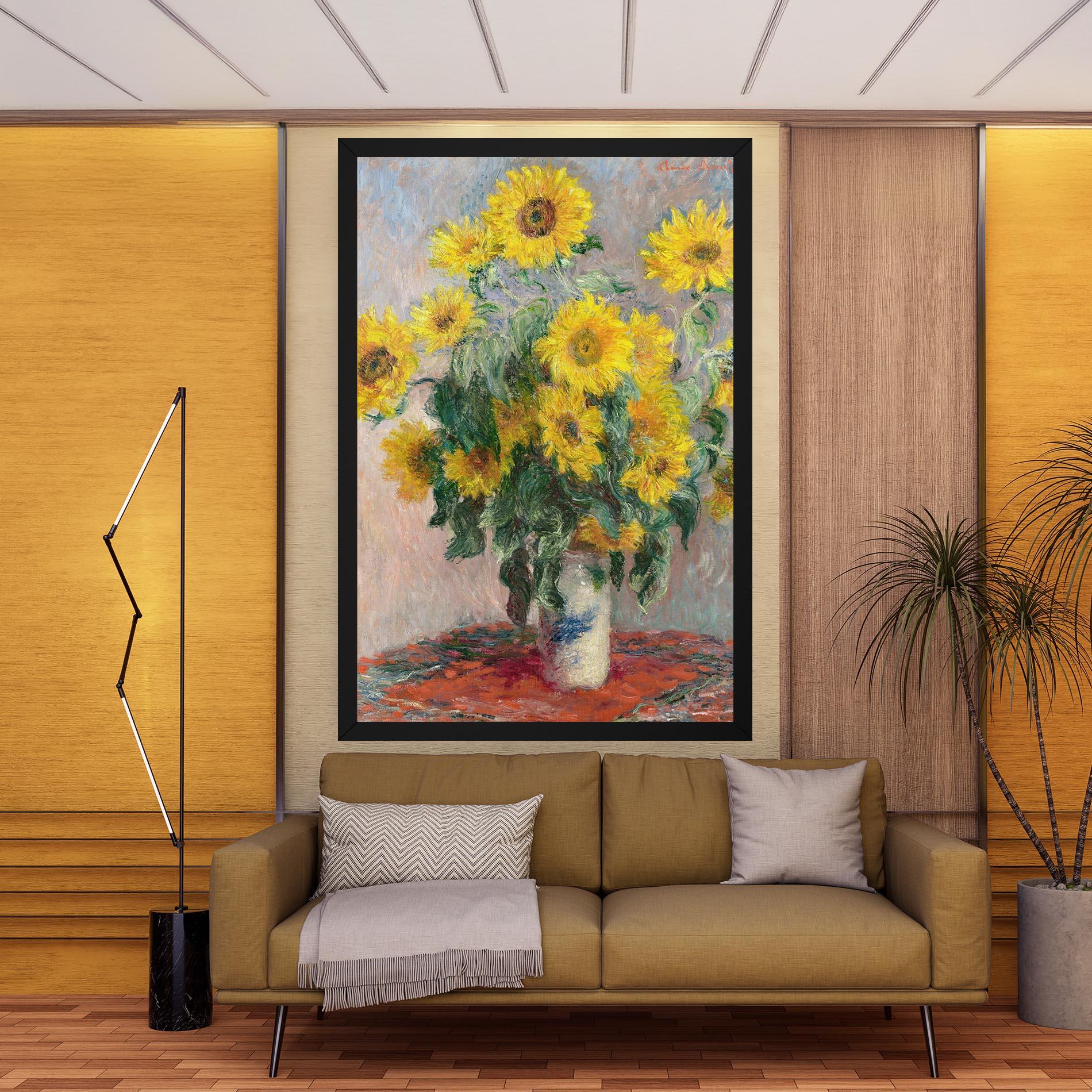 Tablou Canvas Bouquet Of Sunflowers 1881 mockup 9