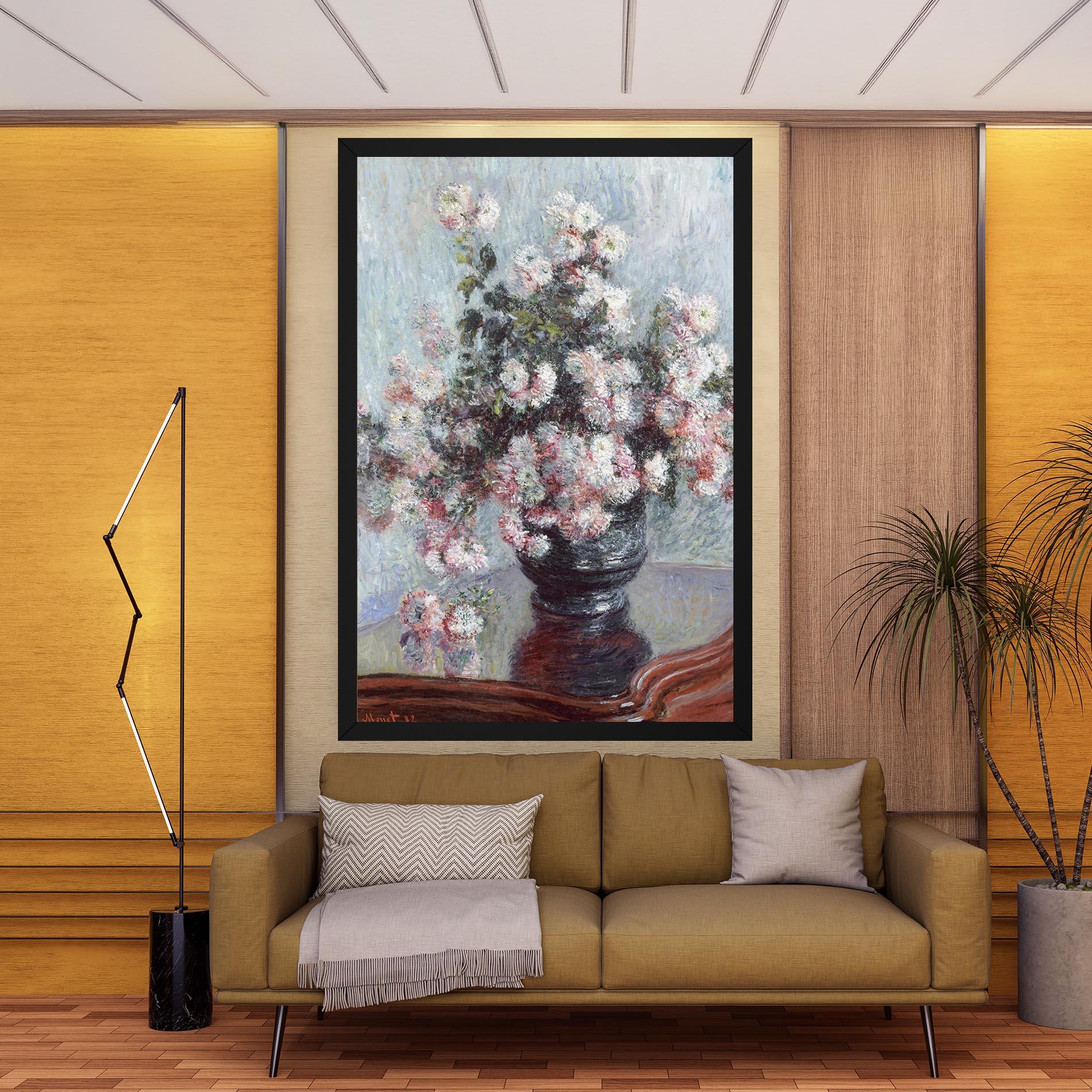 Tablou Canvas Chrysanthemums mockup 9