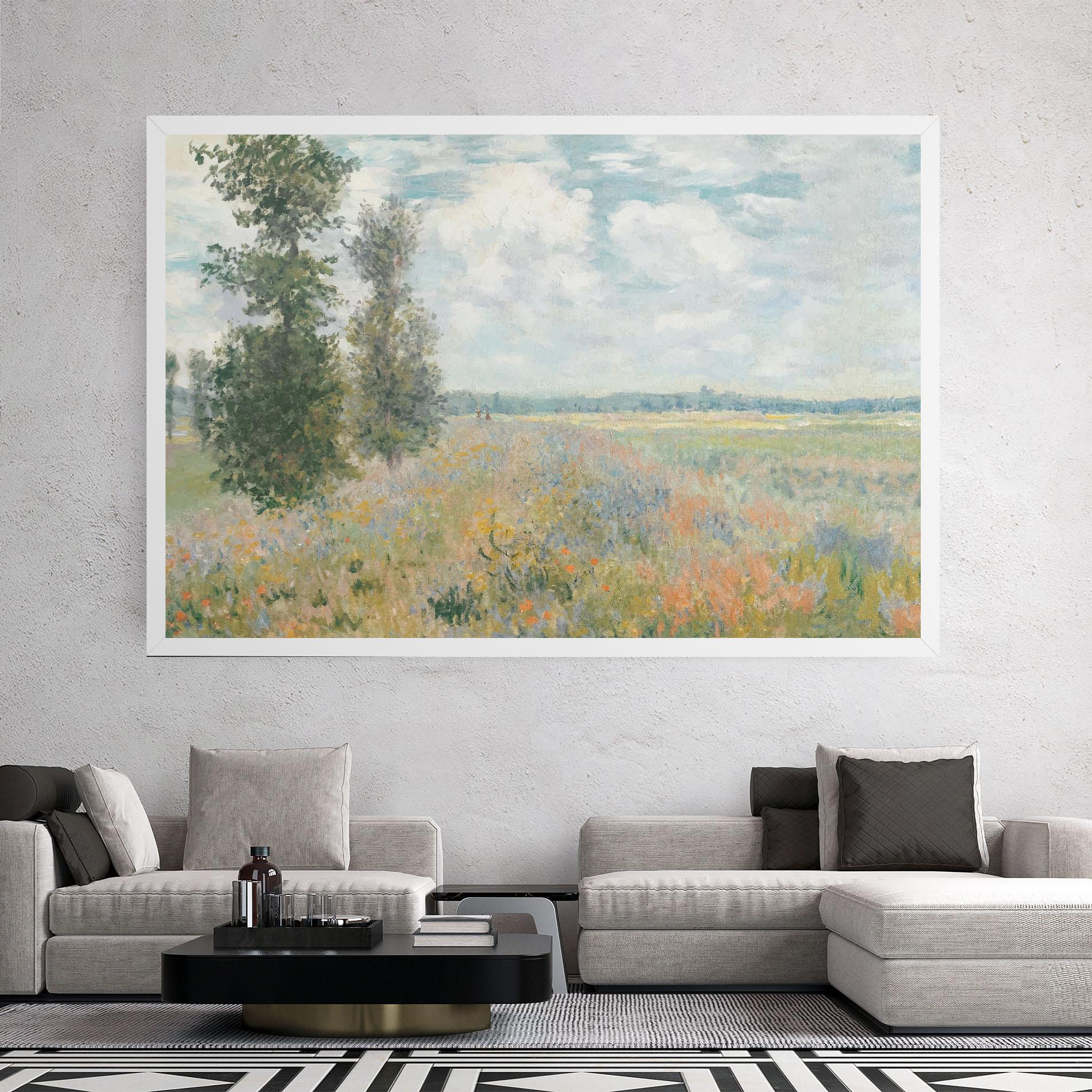 Tablou Canvas Monet's Landscape Background mockup 2