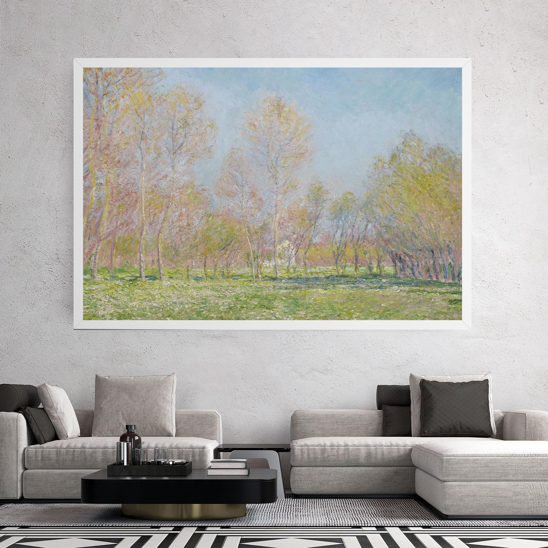 Tablou Canvas Spring In Giverny mockup 2