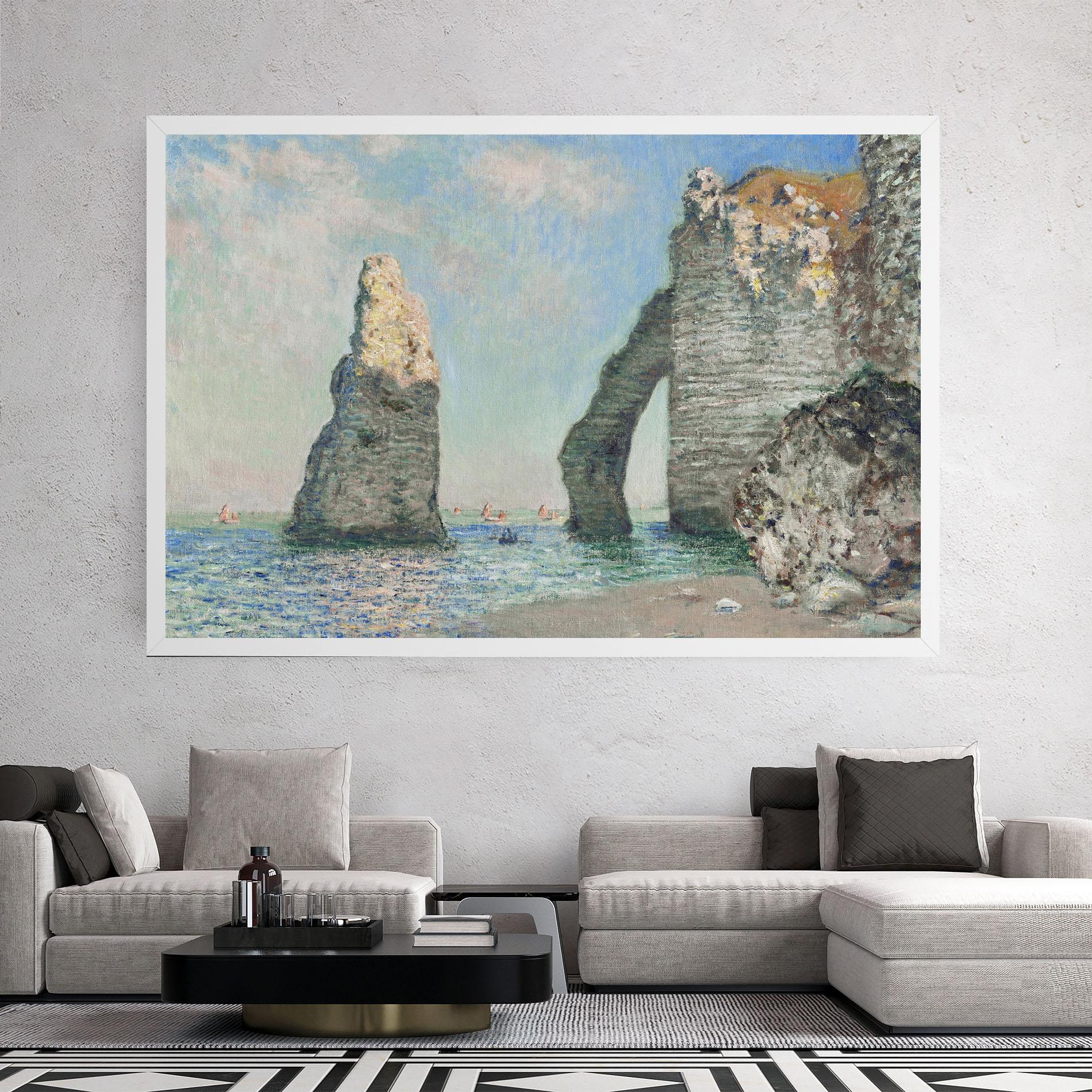 Tablou Canvas The Cliffs At Etretat mockup 2