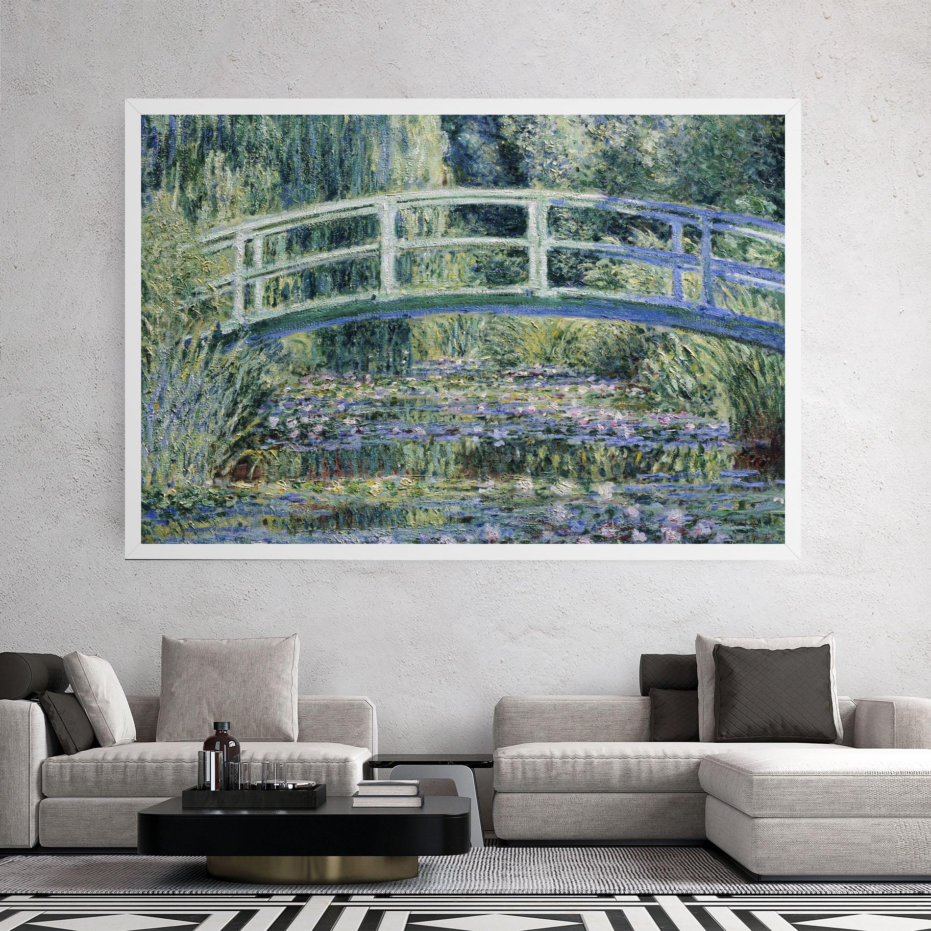 Tablou Canvas Water Lilies mockup 2