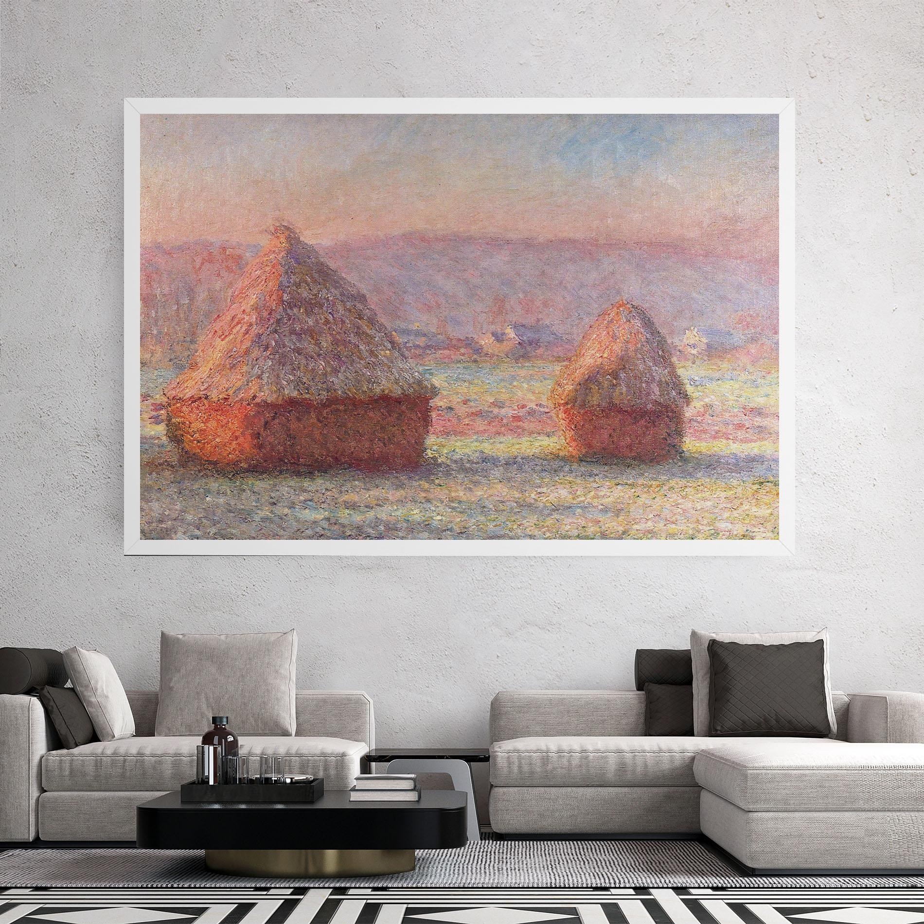 Tablou Canvas White Frost mockup 2