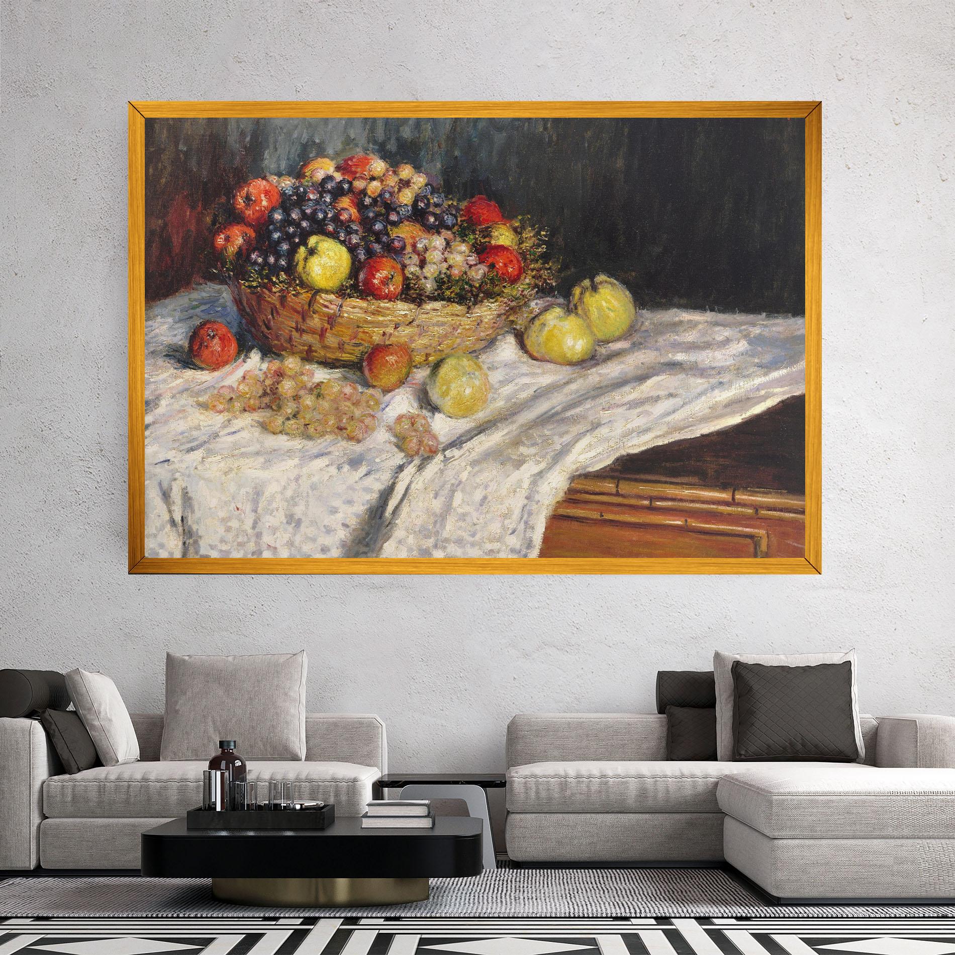 Tablou Canvas Apples And Grapes mockup 2