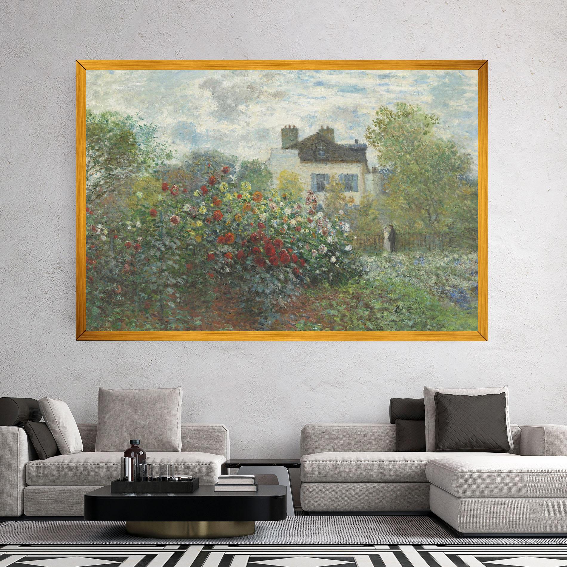 Tablou Canvas Garden In Argenteuilt mockup 2