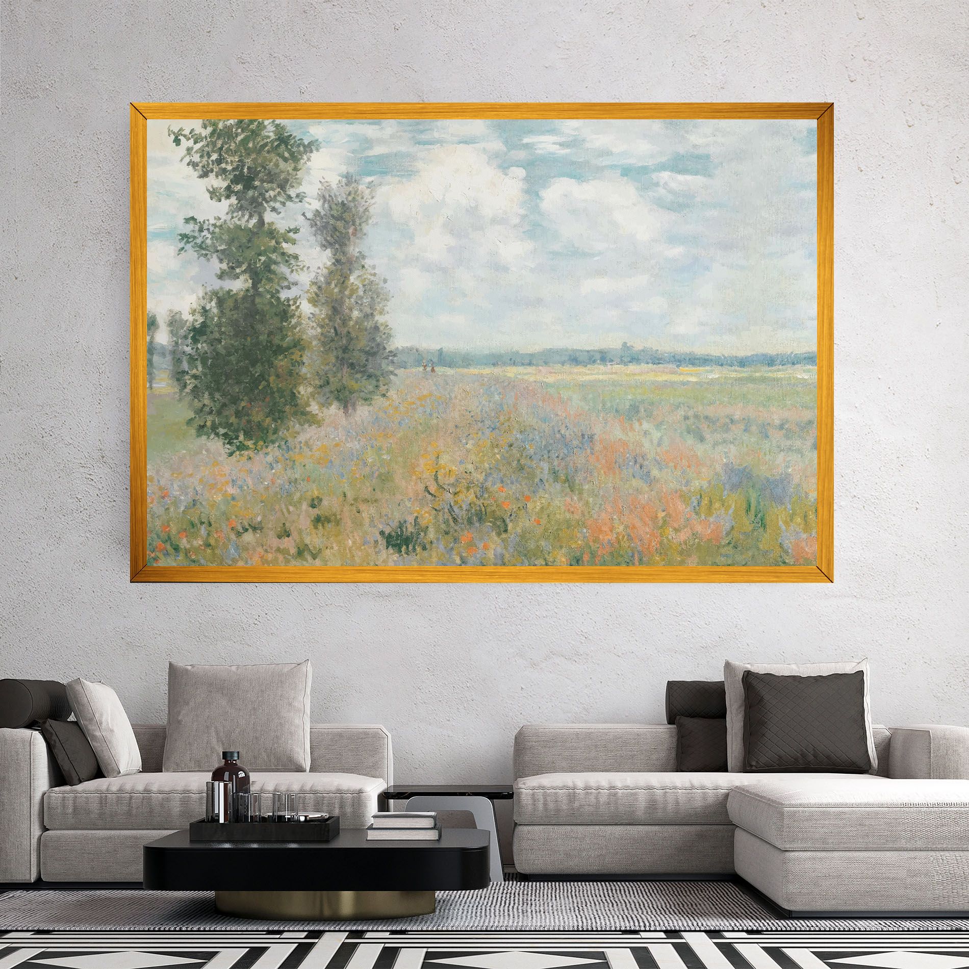 Monet's Landscape Background mockup 2