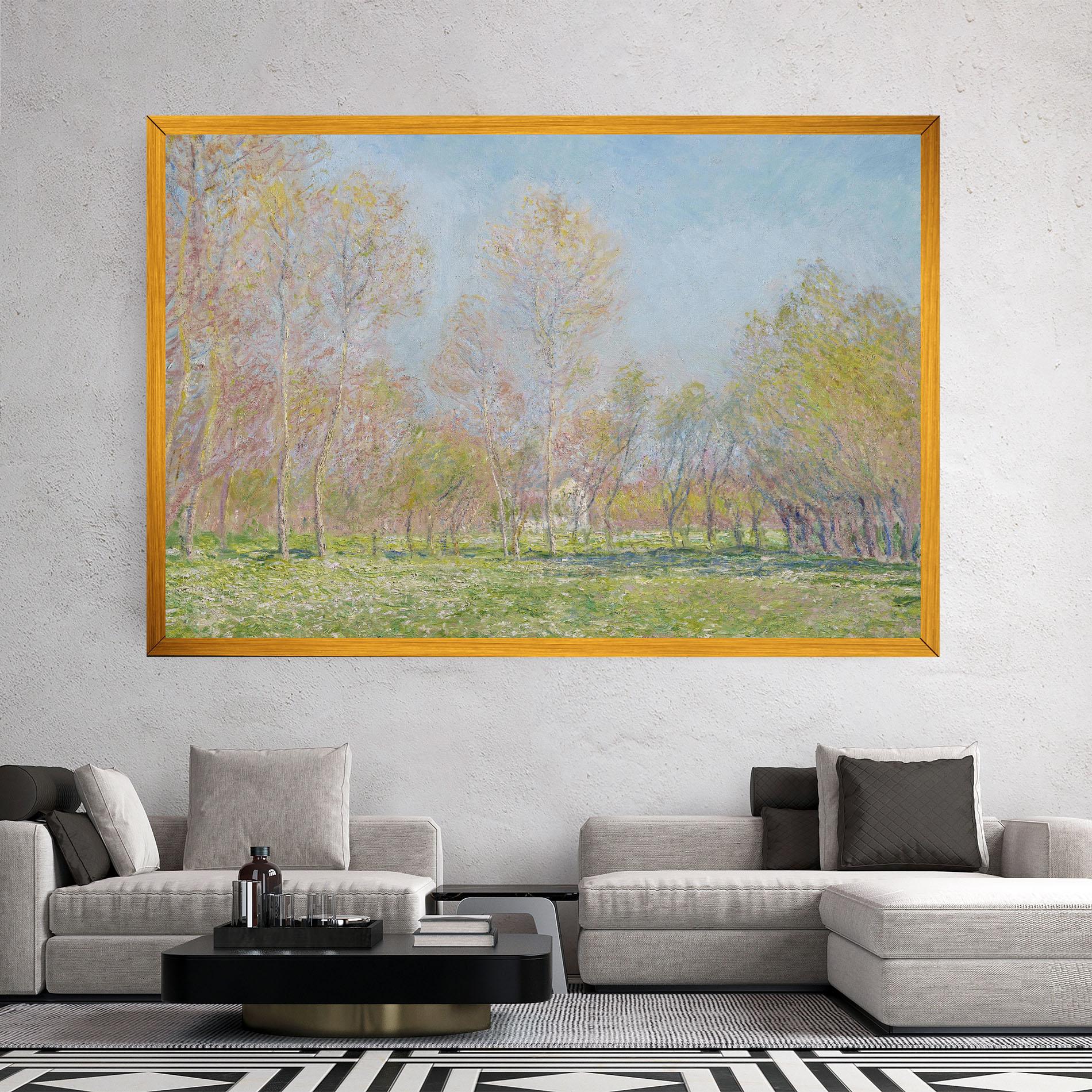 Tablou Canvas Spring In Giverny mockup 2