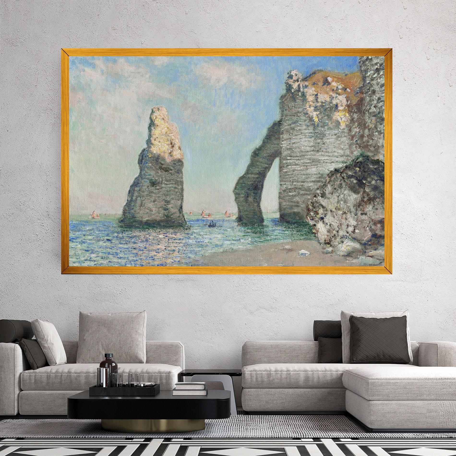 Tablou Canvas The Cliffs At Etretat mockup 2