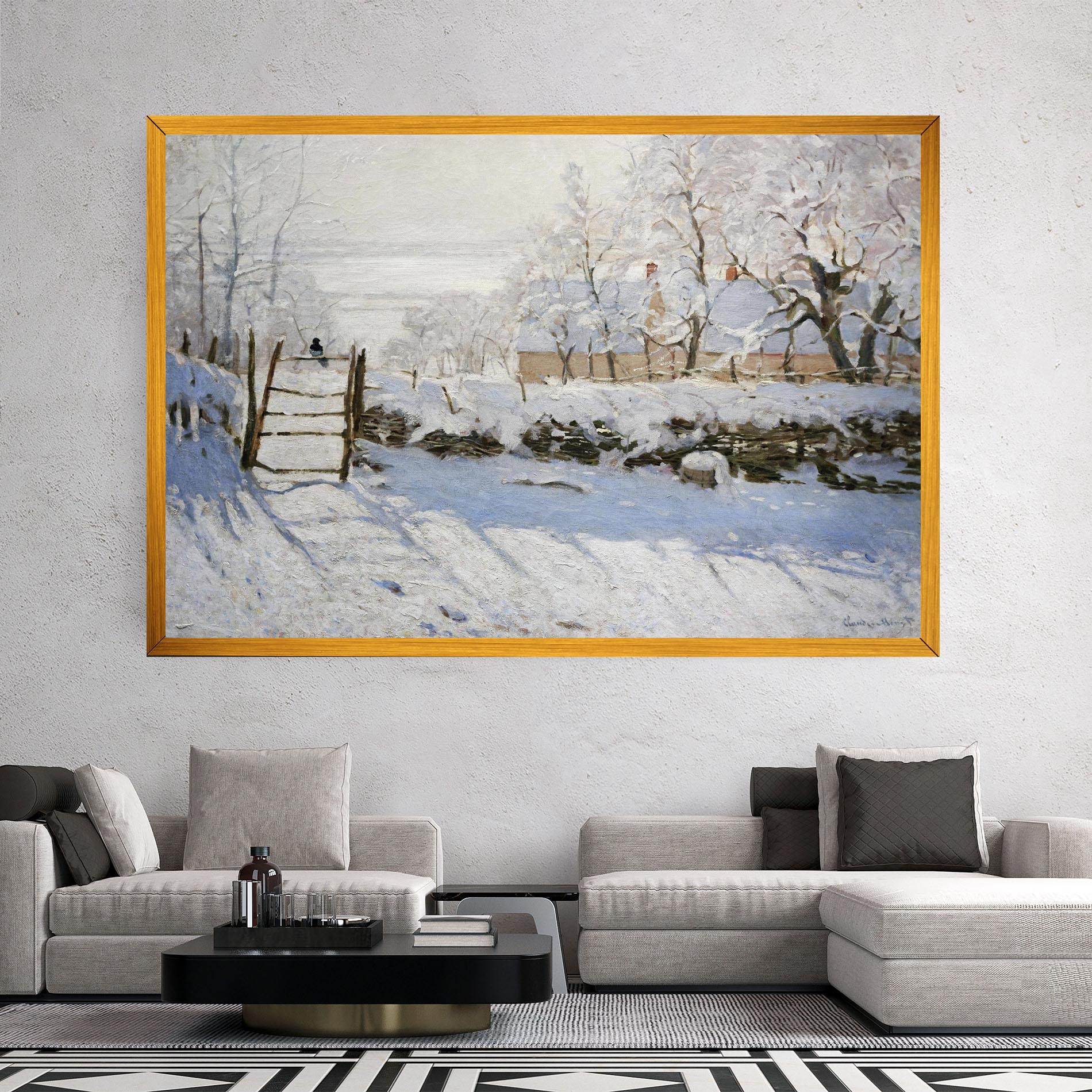 Tablou Canvas The Magpie mockup 2