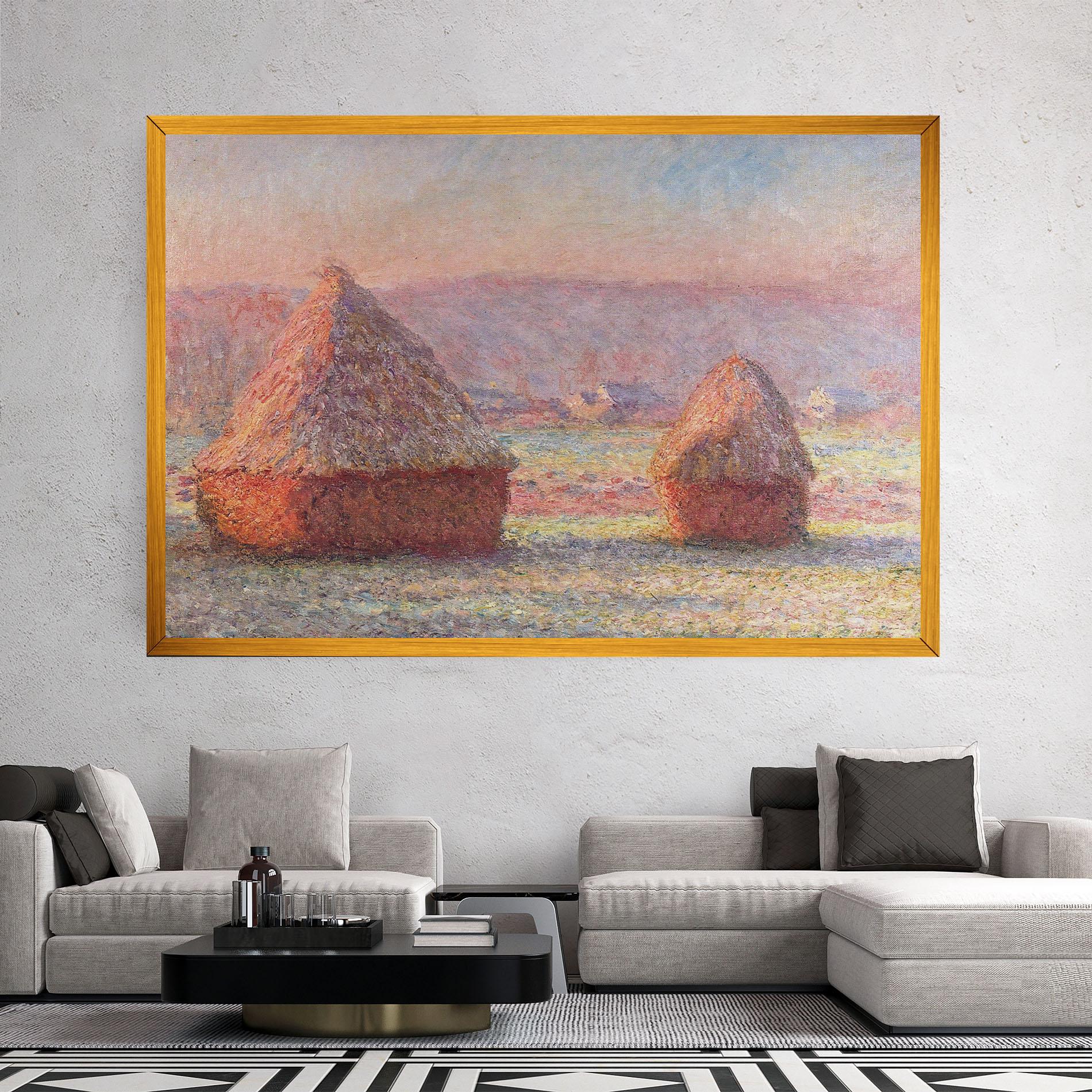 Tablou Canvas White Frost mockup 2